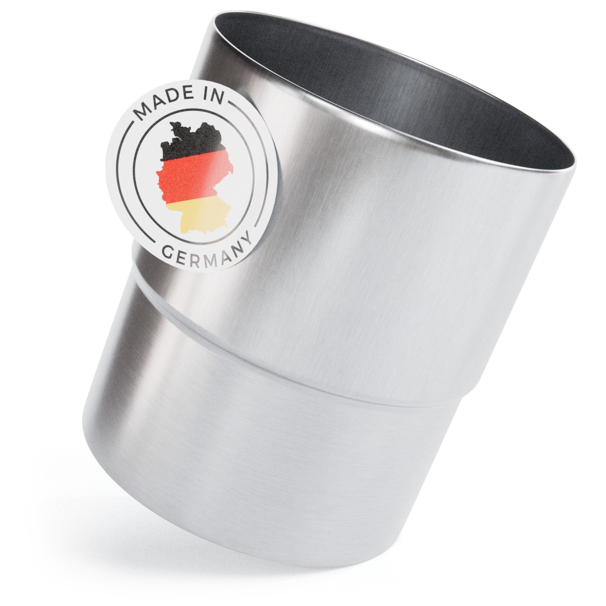 greate. Regenfallrohr Fallrohr Adapter 100 mm Titan Zink - Steckmuffe Ablaufrohrverbinder, (1-tlg), Made in Germany