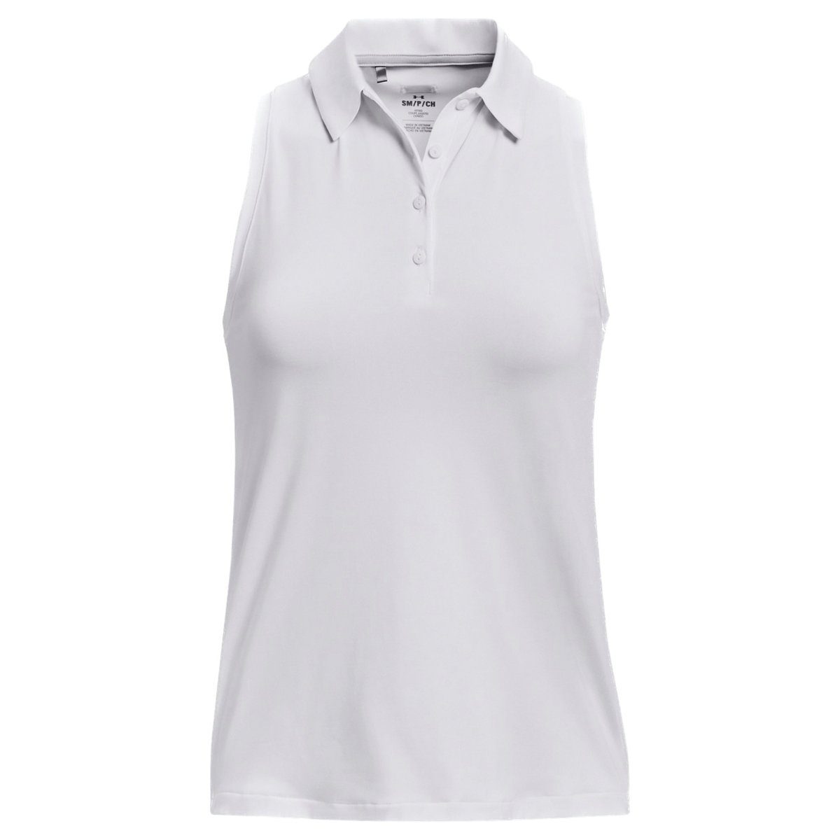 Under Armour® Poloshirt Under Armour Zinger Sleeveless Polo Weiss