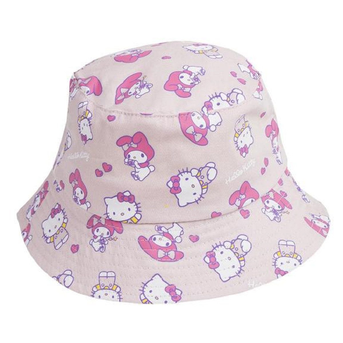 Hello Kitty Fischerhut Fischerhut Kinder Sommerhut & Sonnenkappe mit UV-Schutz