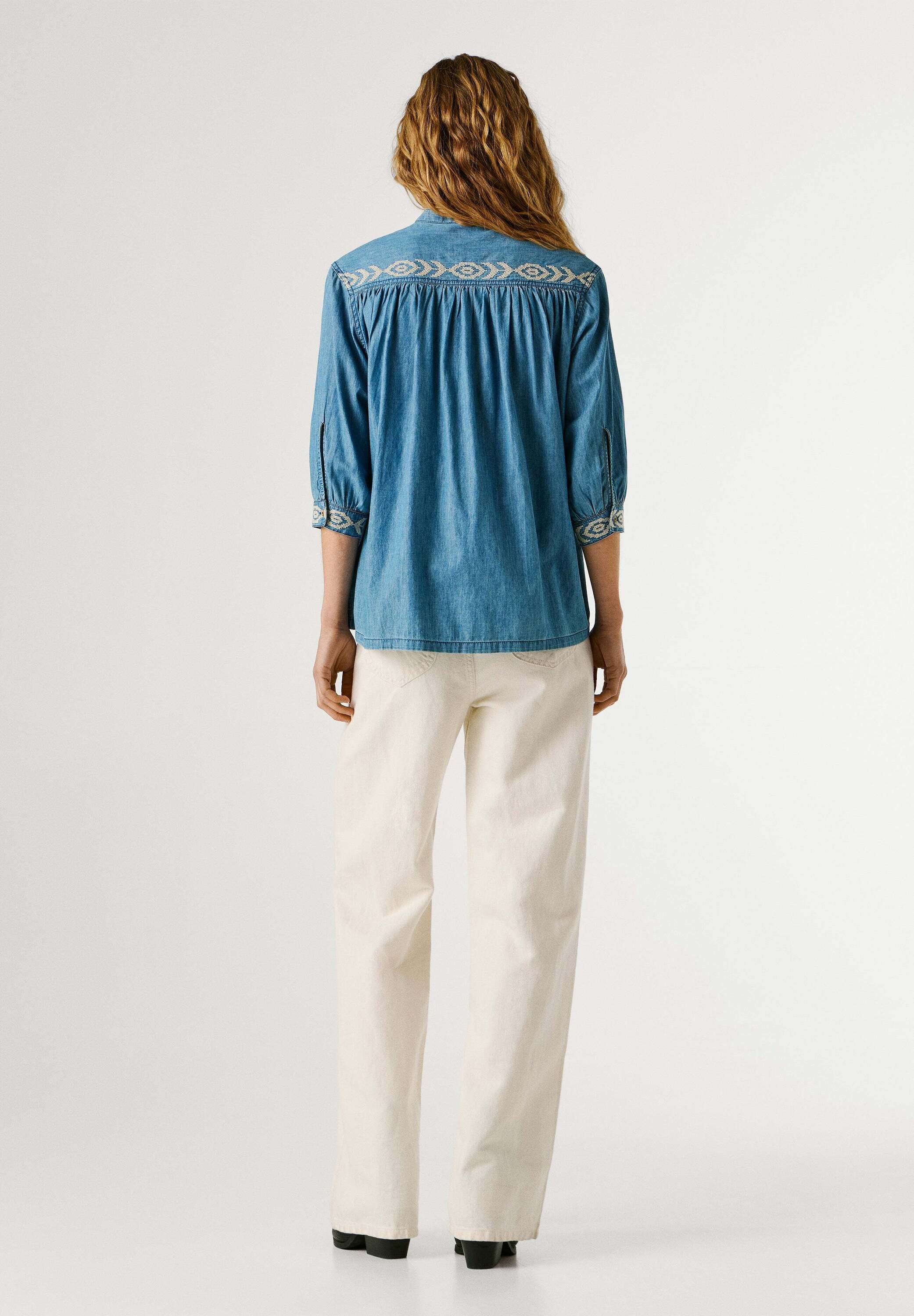 Pepe Jeans Funktionsshirt shirt LIVIA EMBROIDERED