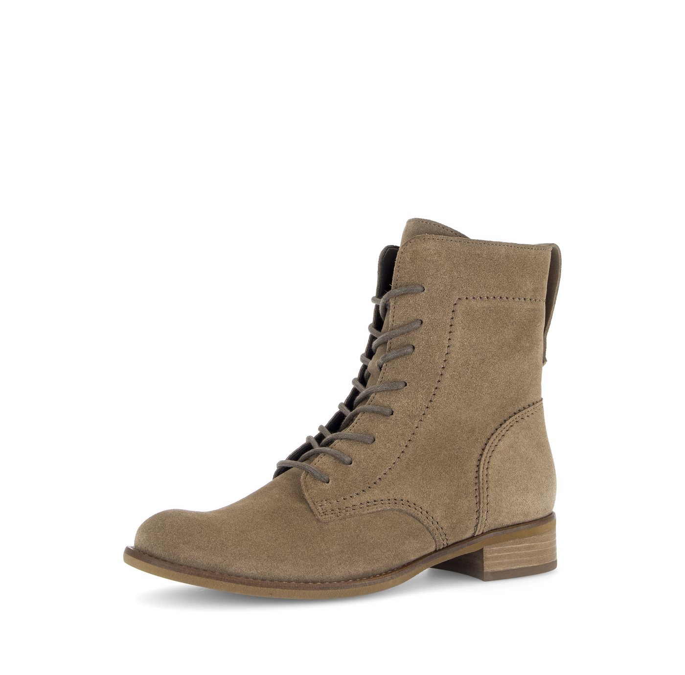 Gabor Schnürstiefelette Blockabsatz, Schnürboots mit herausnehmbarer Innensohle