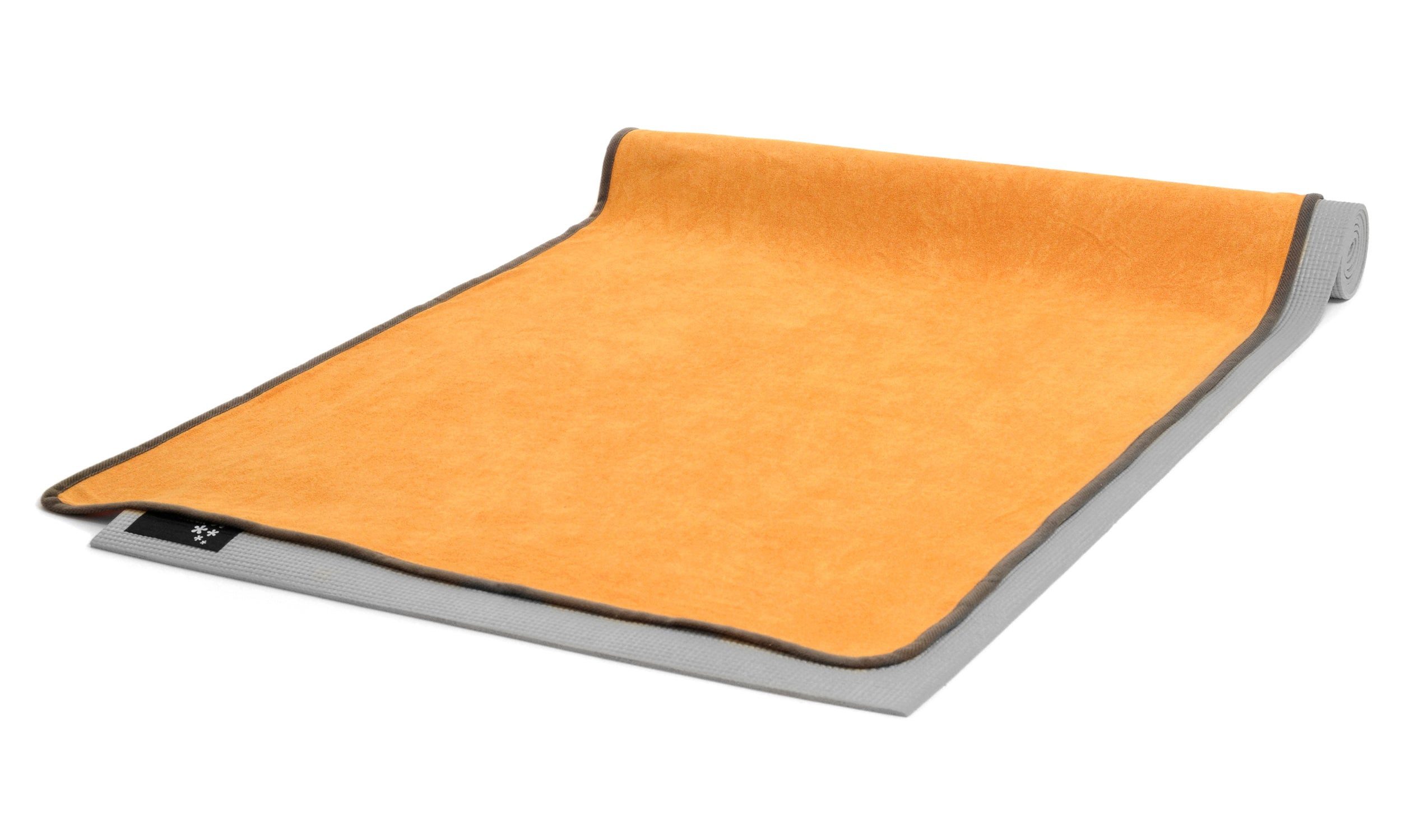 Yogistar Yogamatte Yogatuch yogitowel® (Standard, 1-St., Standard), Beidseitig rutschfestes Yogitowel: hygienisch, schweißabweisend