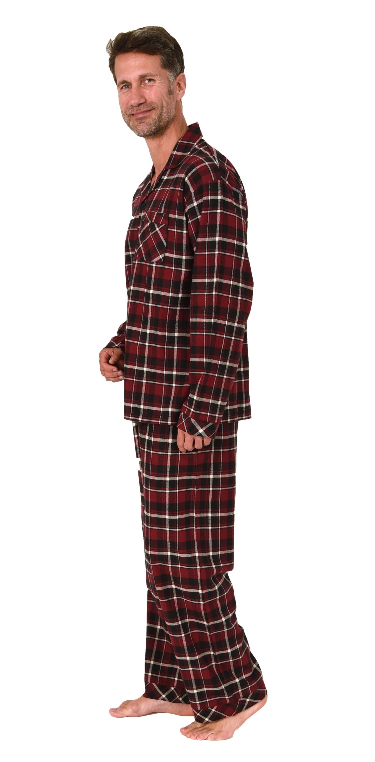 Normann Pyjama Normann Herren Flanell Schlafanzug günstig online kaufen