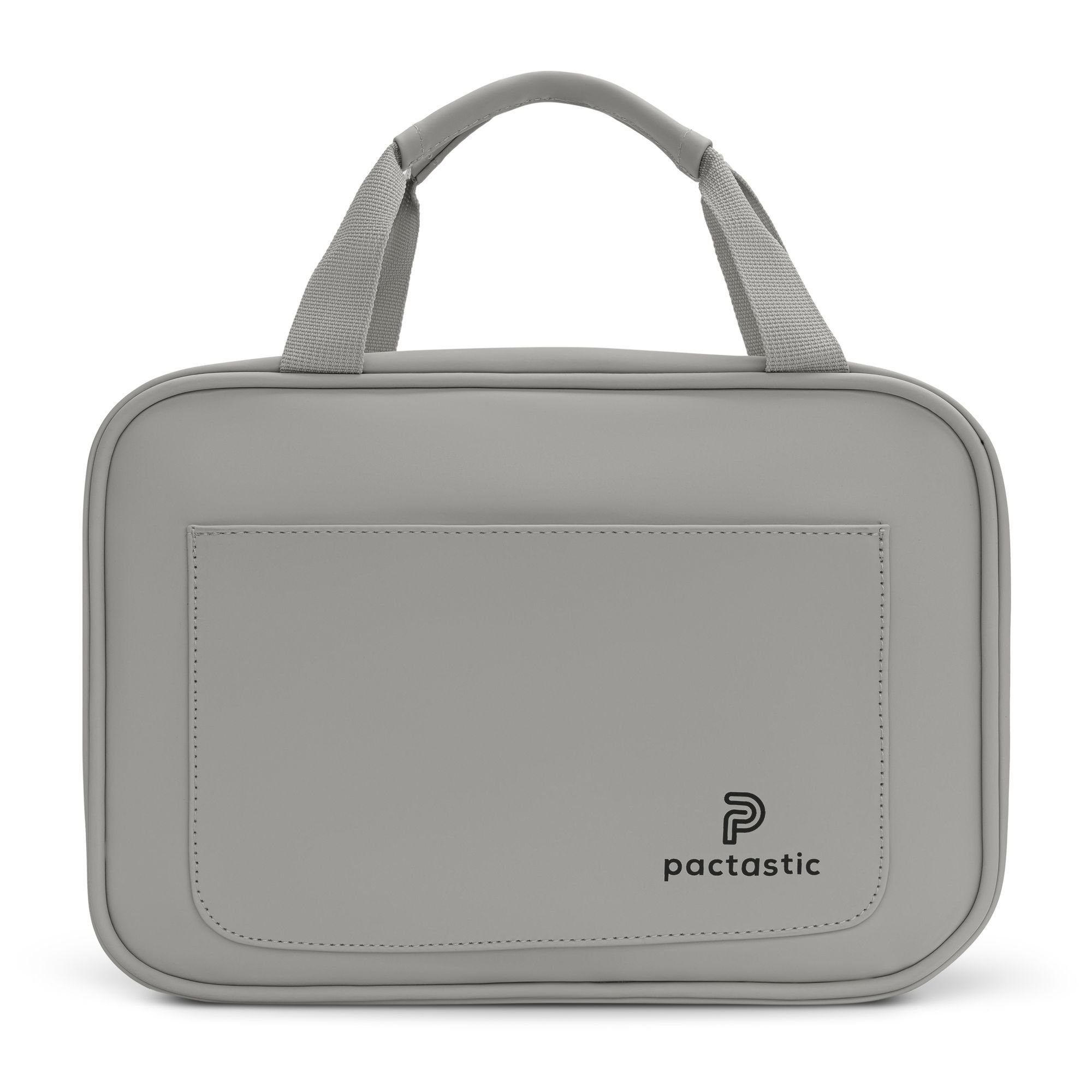 Make-up-Tasche Aus Veganem Leder – 2-teiliges Set In Lavendel (ideal Für Reisen)