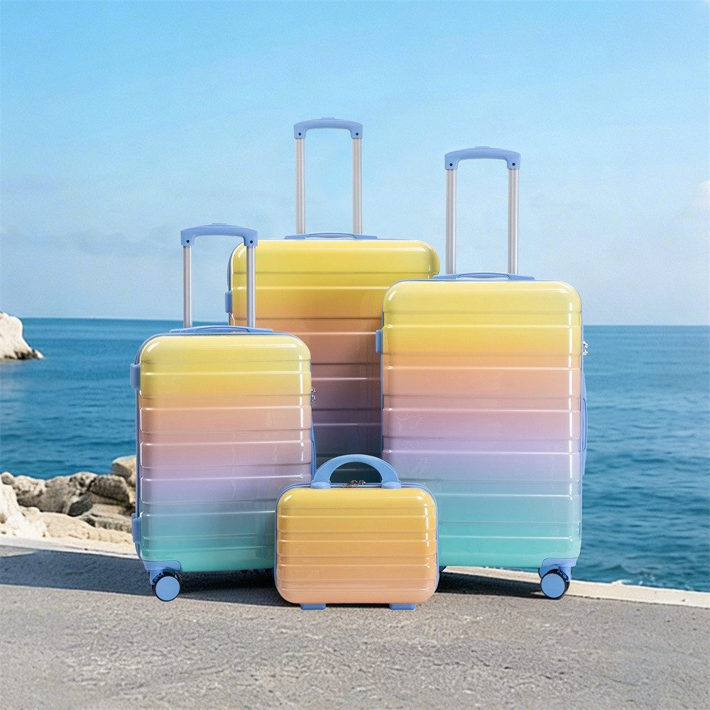 REDOM Kofferset Spinner-Kofferset, 12 Rollen, (mit Seitenhandgriffen, Schut günstig online kaufen