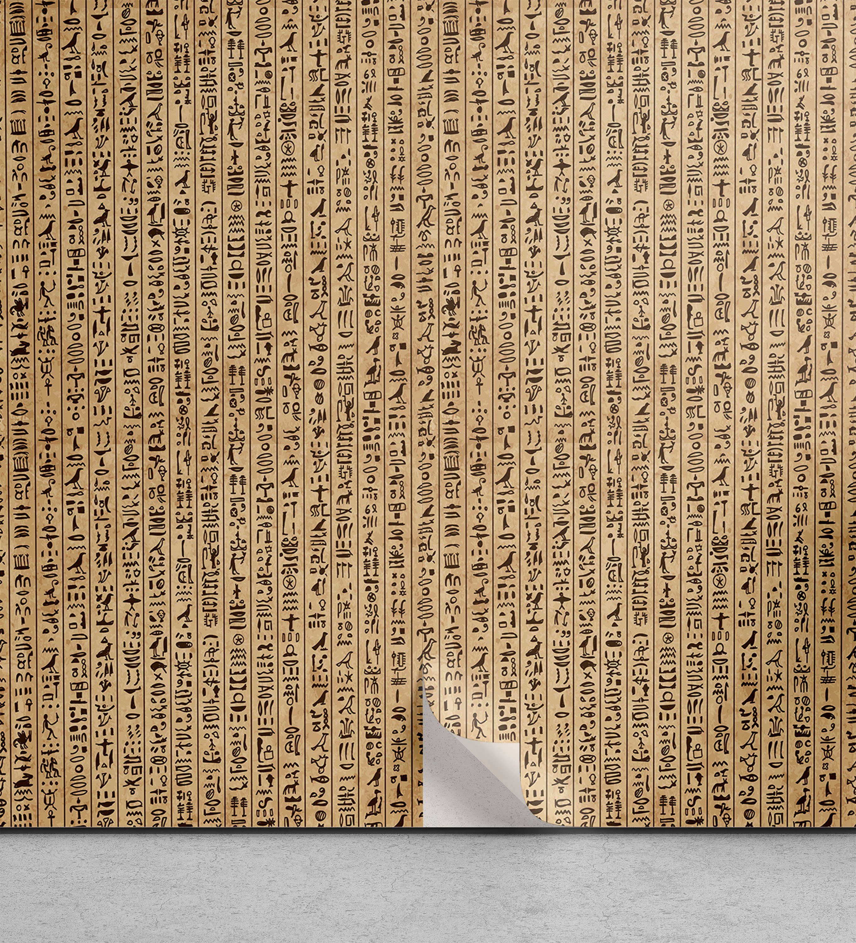 Abakuhaus Vinyltapete selbstklebendes Wohnzimmer Hieroglyphs ägyptisch Küchenakzent, Ancinet