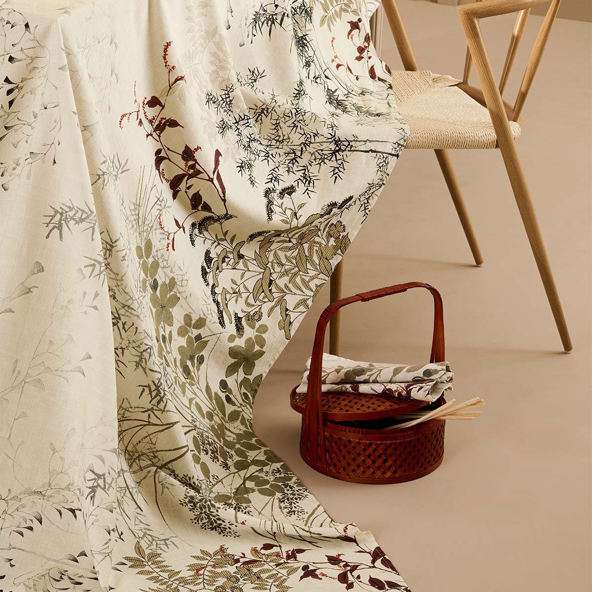 Garnier Thiebaut Tischdecke Garnier-Thiebaut Tischwäschekollektion Bambous, bedruckt