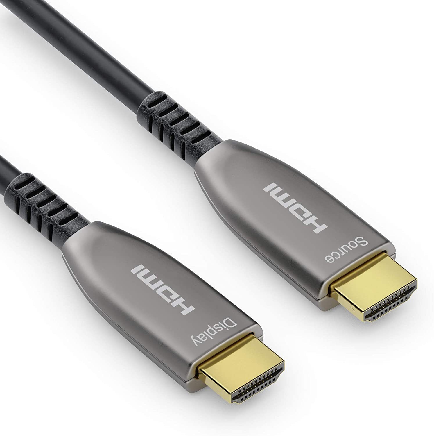 sonero sonero® 10m HDMI Kabel 2.0b, Glasfaser Hybrid, UHD 2160P, 4K60Hz,  HDMI-Kabel