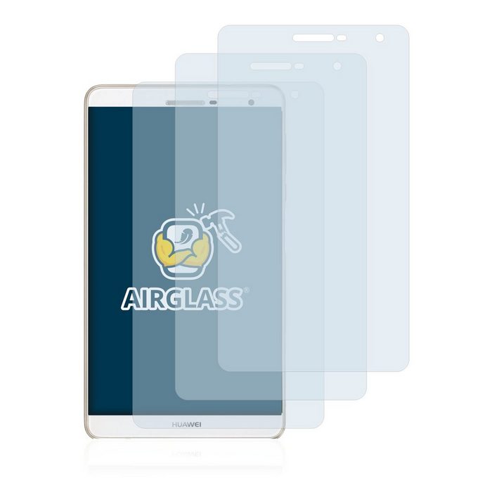 BROTECT flexible Panzerglasfolie für Huawei MediaPad T2 7.0 Pro Displayschutzglas 3 Stück Schutzglas Glasfolie klar