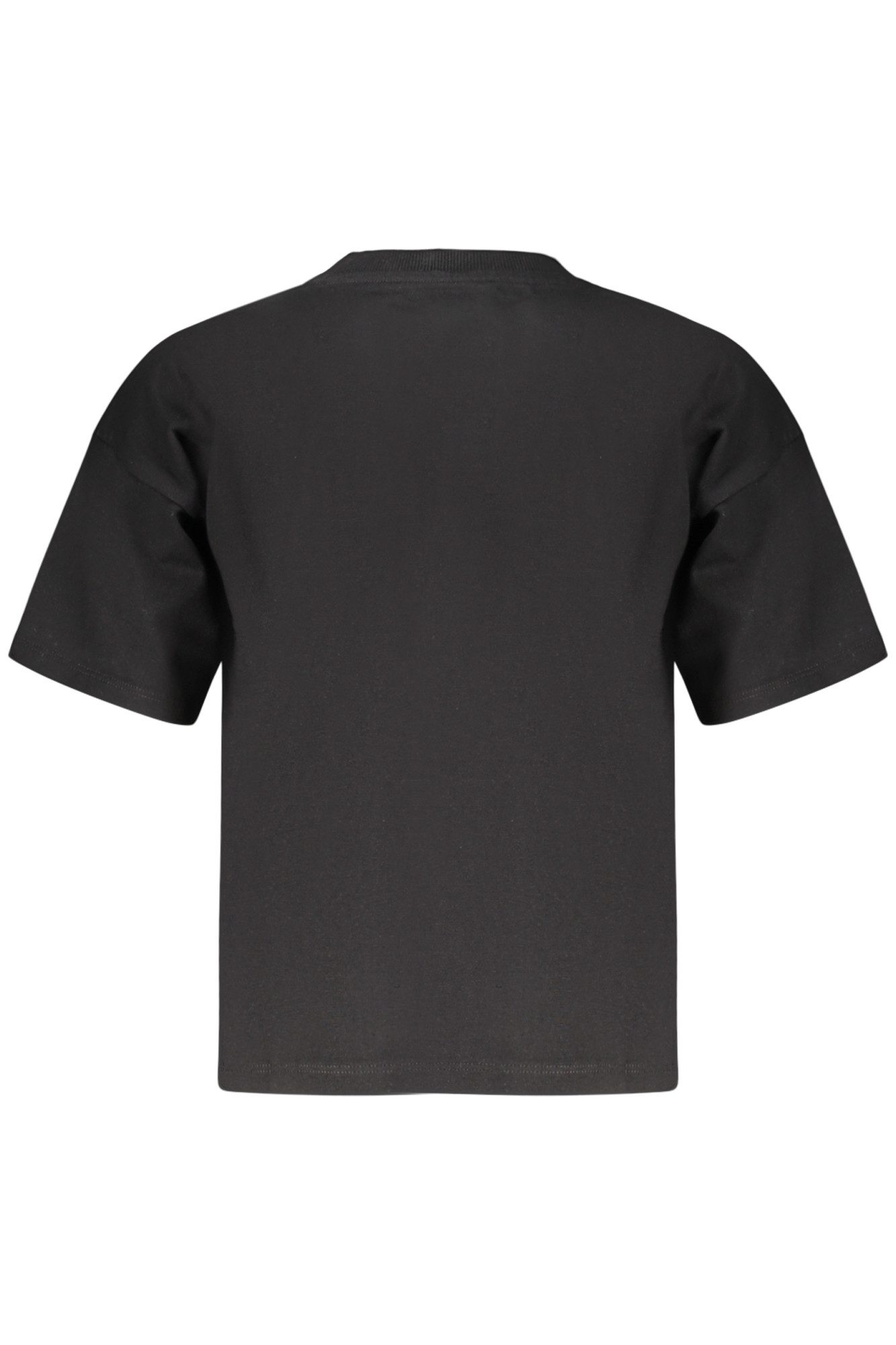 GUESS JEANS T-Shirt Schwarzes Kinder T-Shirt mit Kurzarm & Applikation