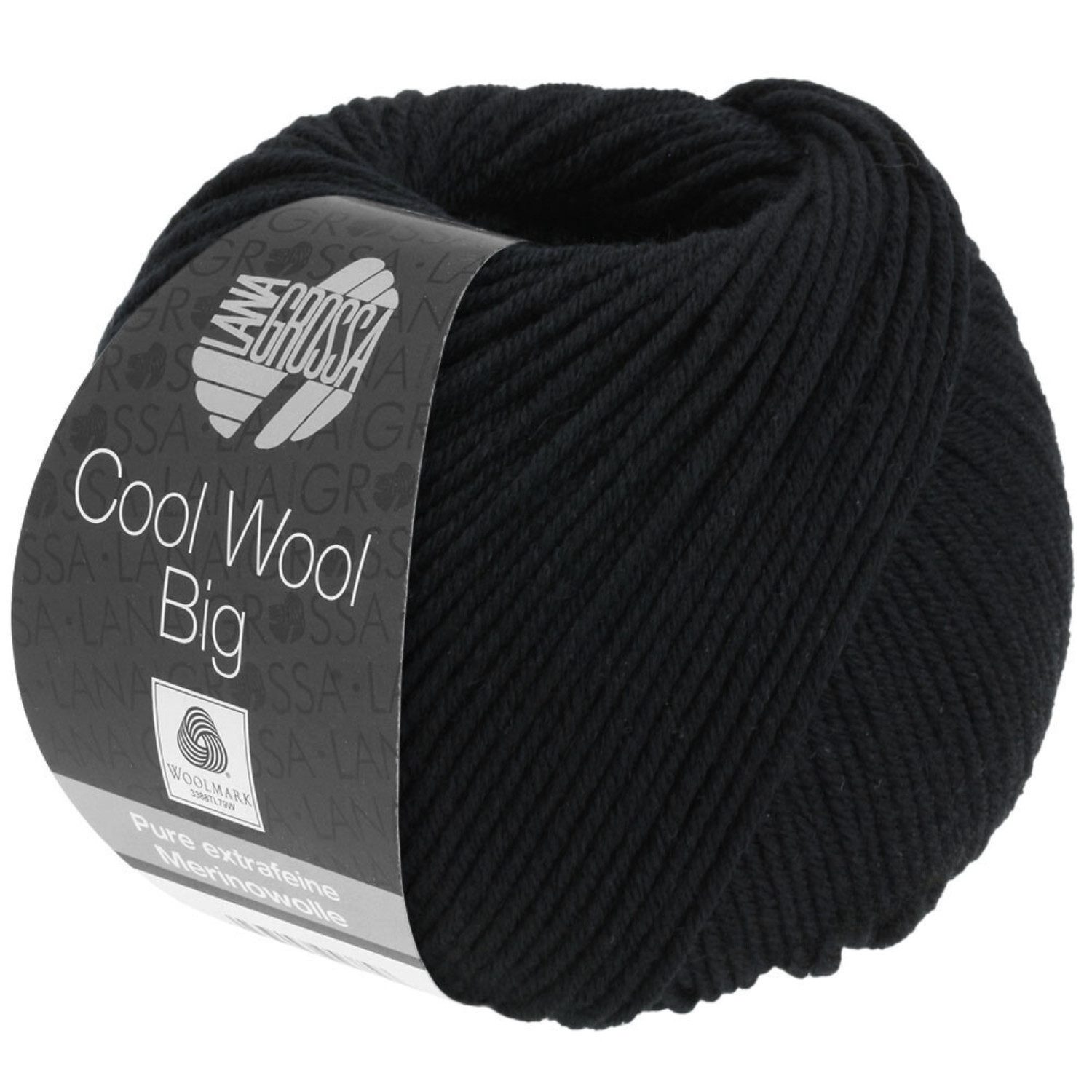 LANA GROSSA COOL WOOL BIG Häkelwolle, 120 m (Klassiker aus purer, extrafeiner Merinowolle), 50 g