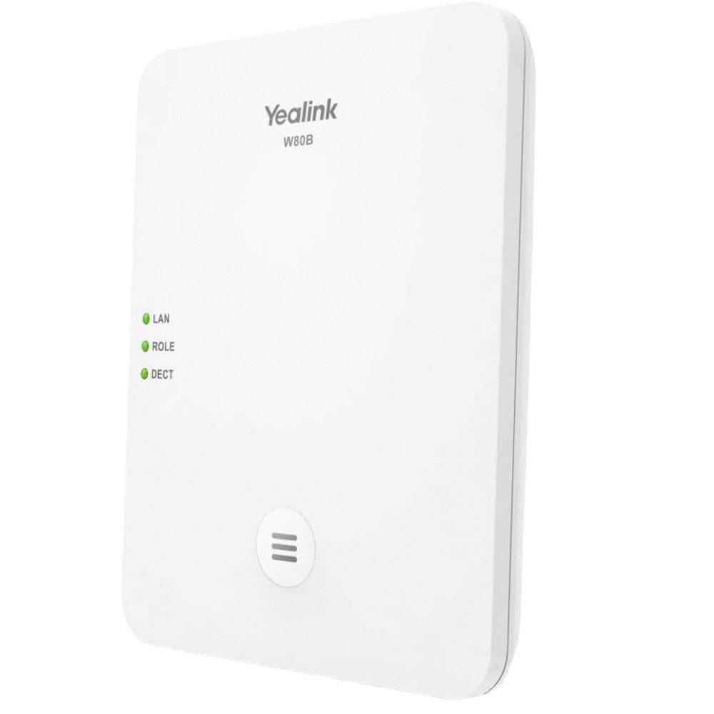 Yealink W80DM - Schnurloses IP-Mehrzellensystem - weiß DECT-Telefon