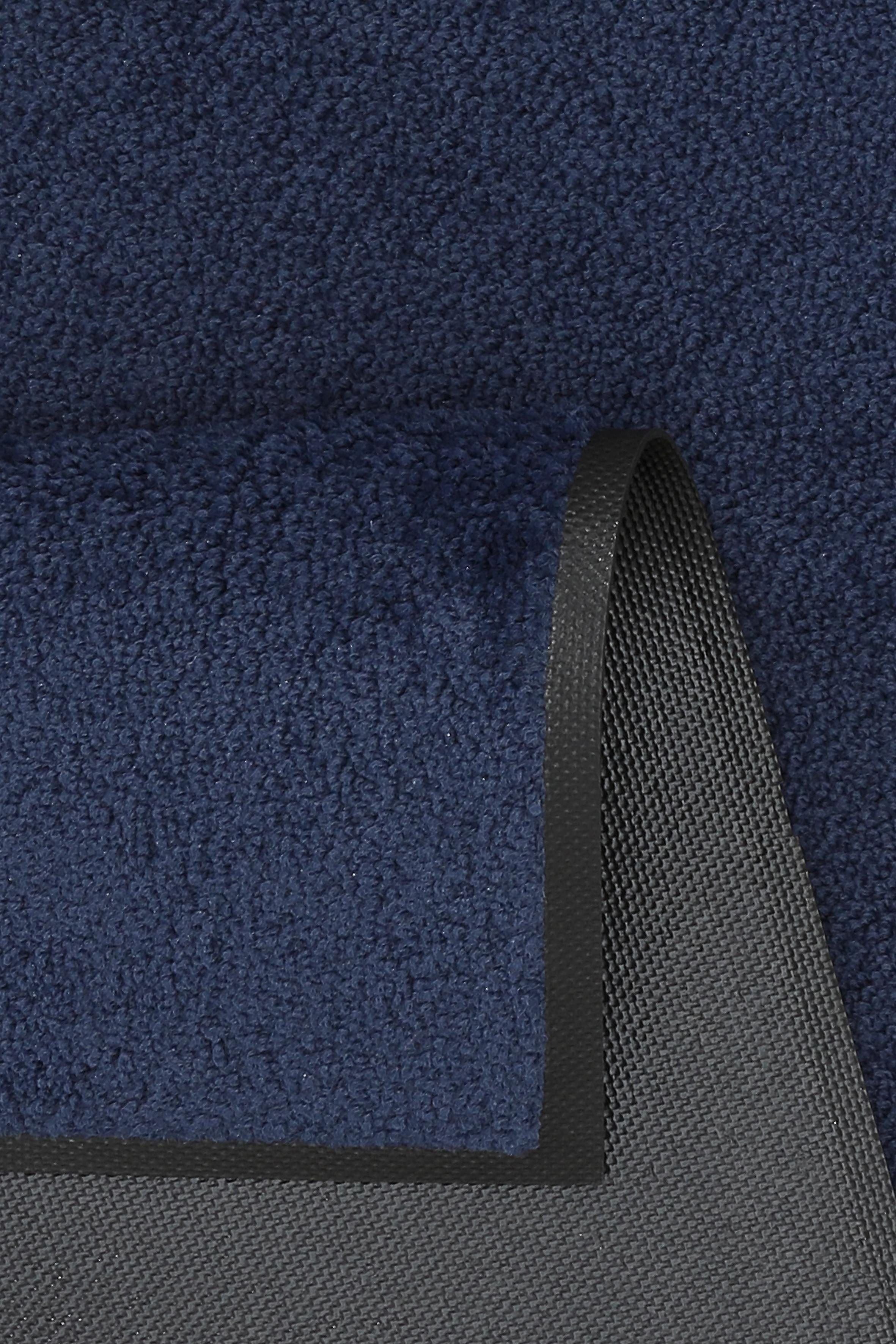 Läufer Original Uni, wash+dry by Kleen-Tex, rutschhemmend Schmutzfangläufer, Schmutzfangteppich, 9 Schmutzmatte, Höhe: marineblau rechteckig, mm