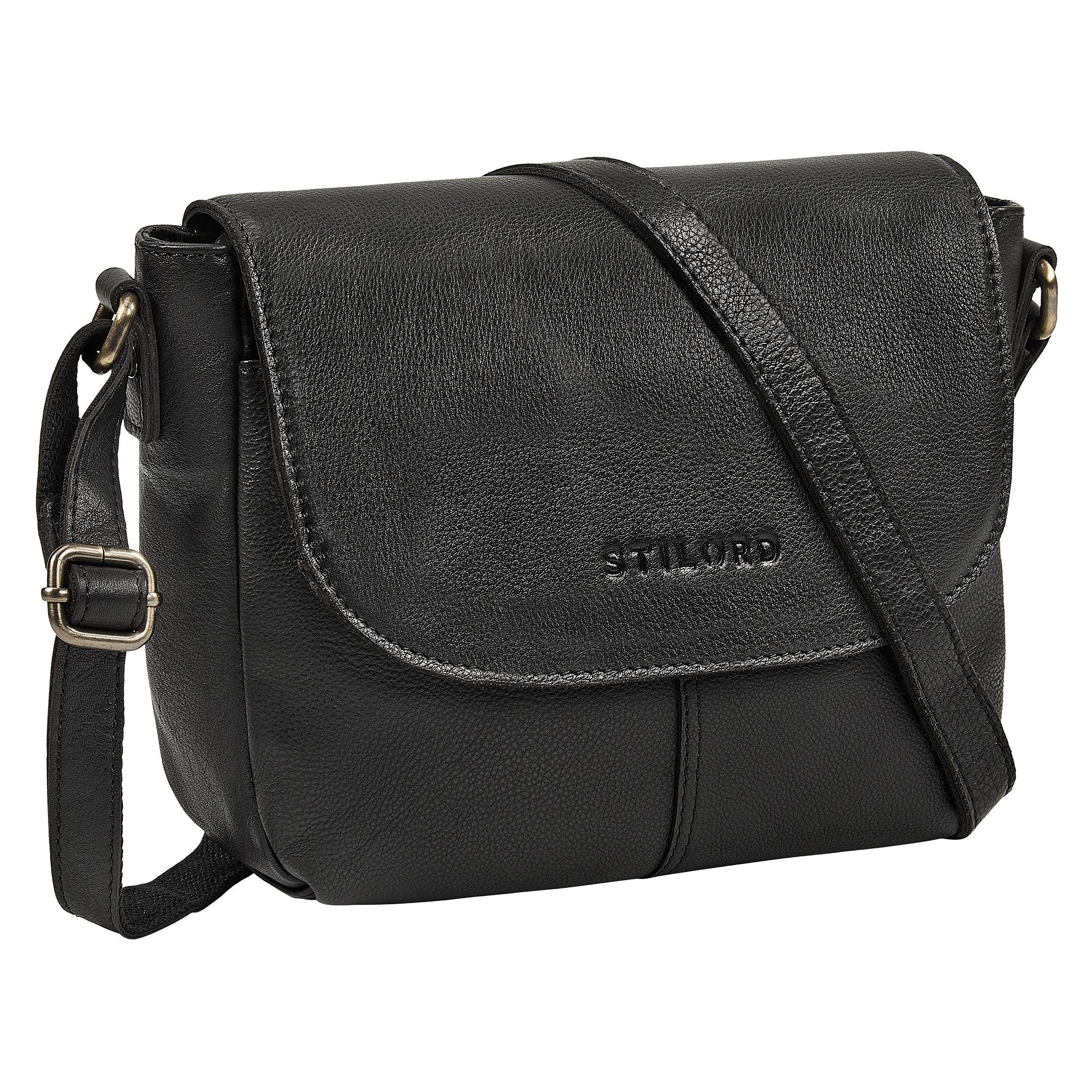 Handtasche "Elowen" Stylishe Kleine Echtleder Umhängetasche für Damen
