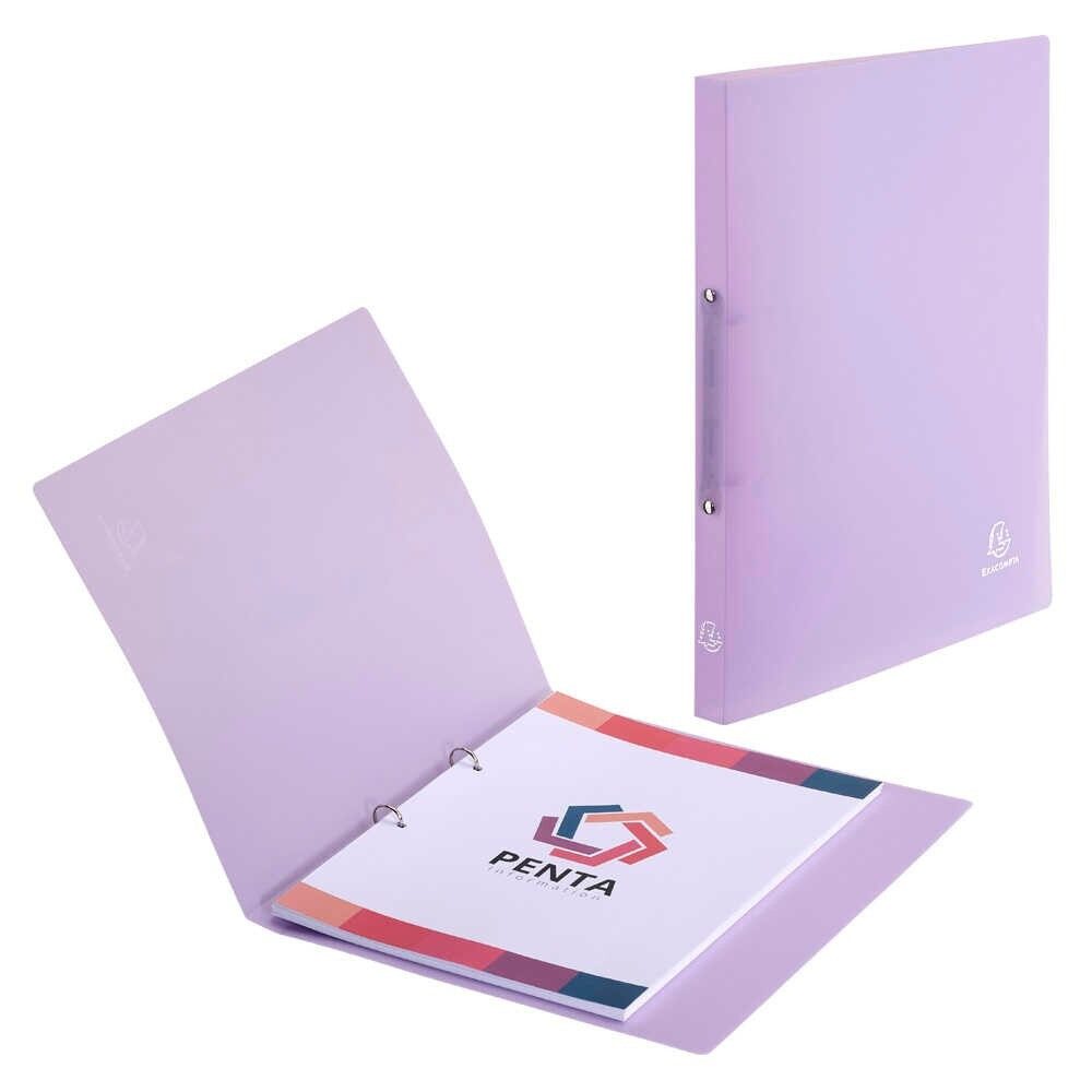 EXACOMPTA Präsentationsordner Exacompta Chromaline Pastell Ringbuch 2-Ringe malve