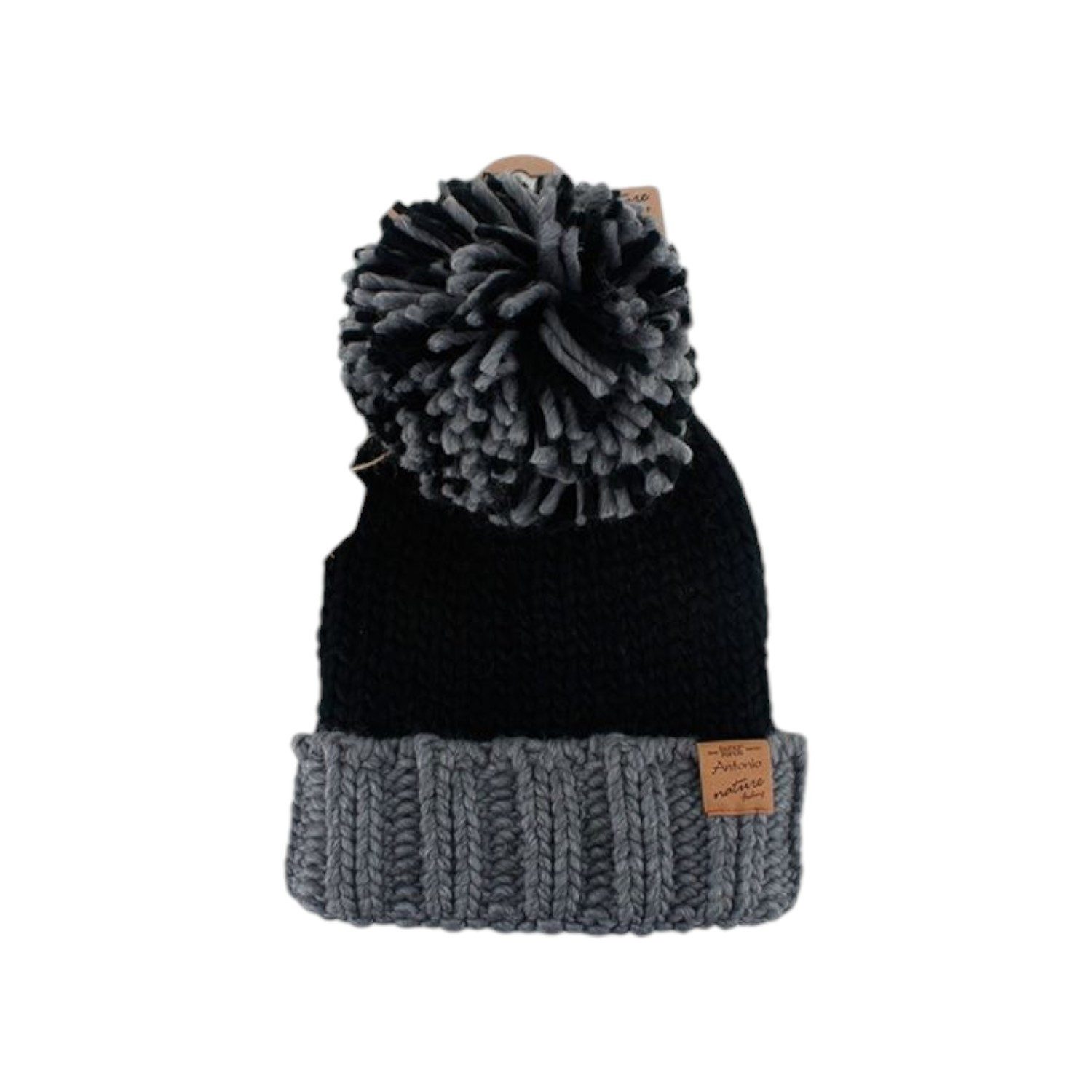 VewoTex Bommelmütze Winter Damen Mütze » Bommelmütze Emma (1 Mütze, 1-St., Einzeln) » Strickmütze wolliges, dickes Garn » Wintermütze mit Bommel