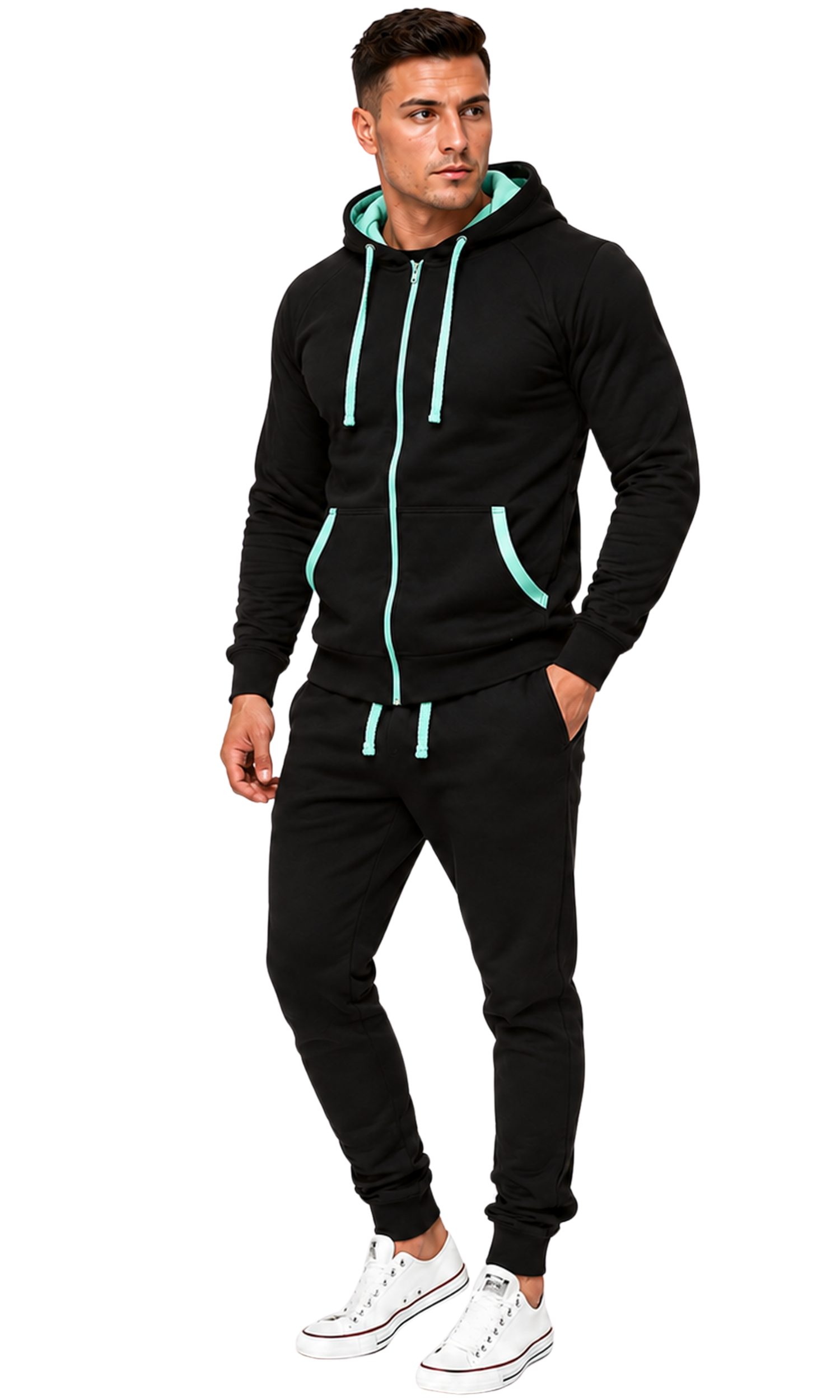 Freizeitanzug Herren Freizeitanzug Jogginganzug Sweatwear 704