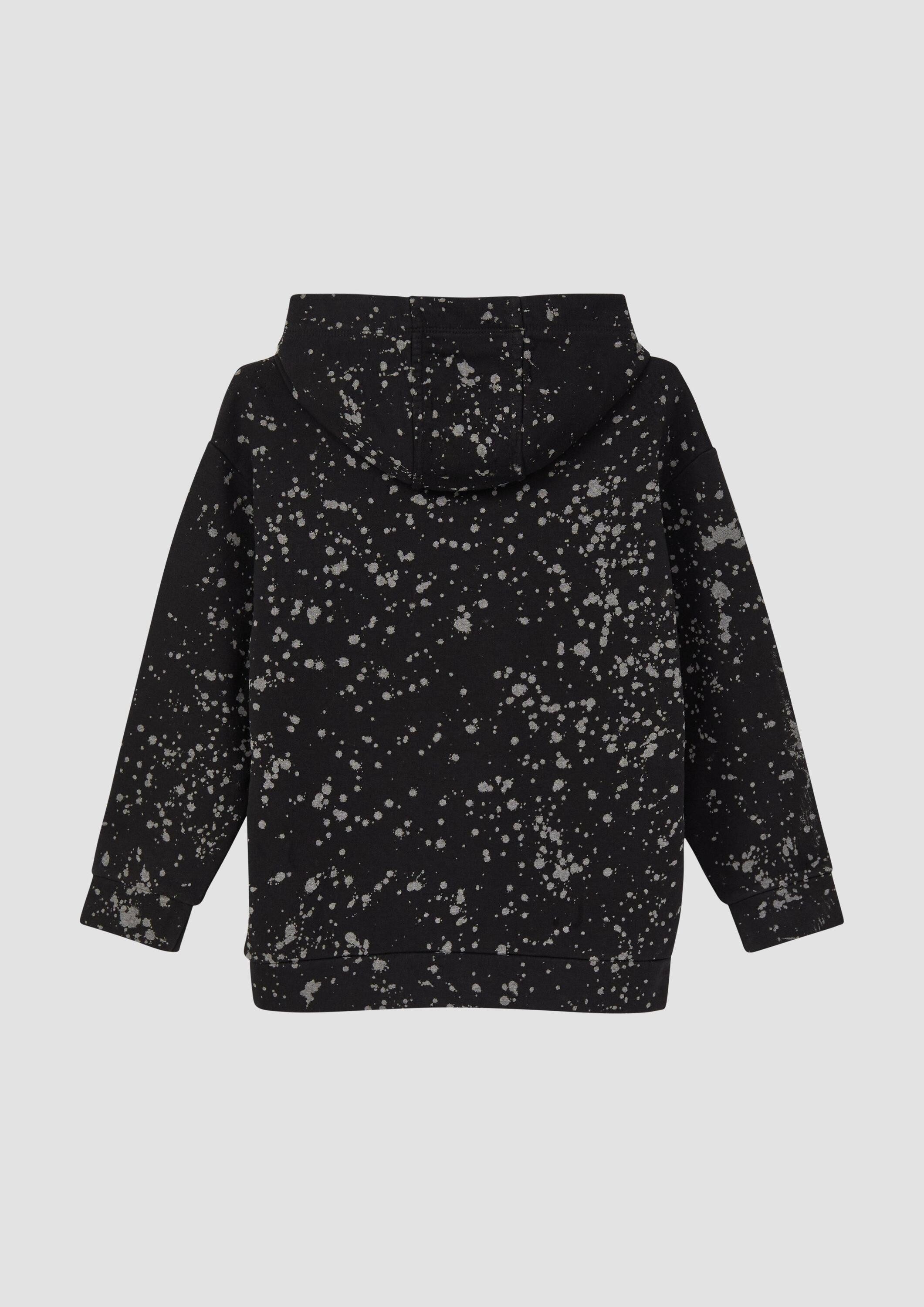s.Oliver Sweatshirt Sweatshirt Hoodie in Oversize mit Garment Dye