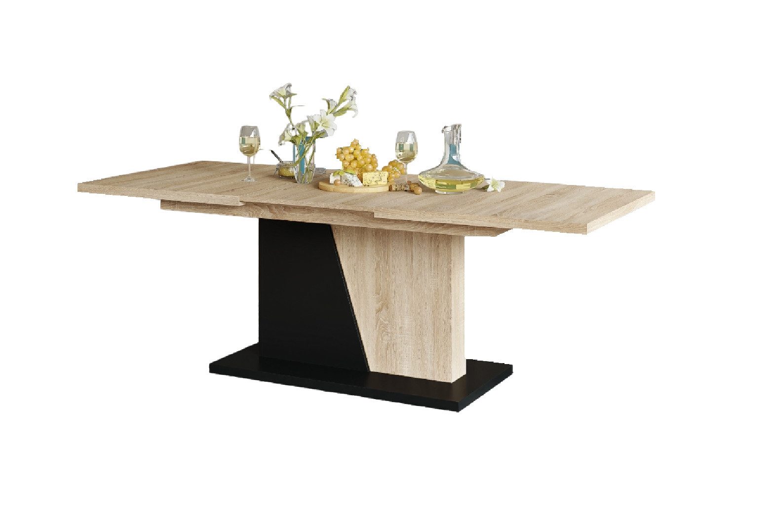 Mazzoni Esstisch Design Noble Noir Tisch günstig online kaufen