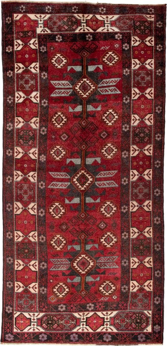 Orientteppich Turkaman 153x319 Handgeknüpfter Orientteppich / Perserteppich Läufer, Nain Trading, rechteckig, Höhe: 6 mm