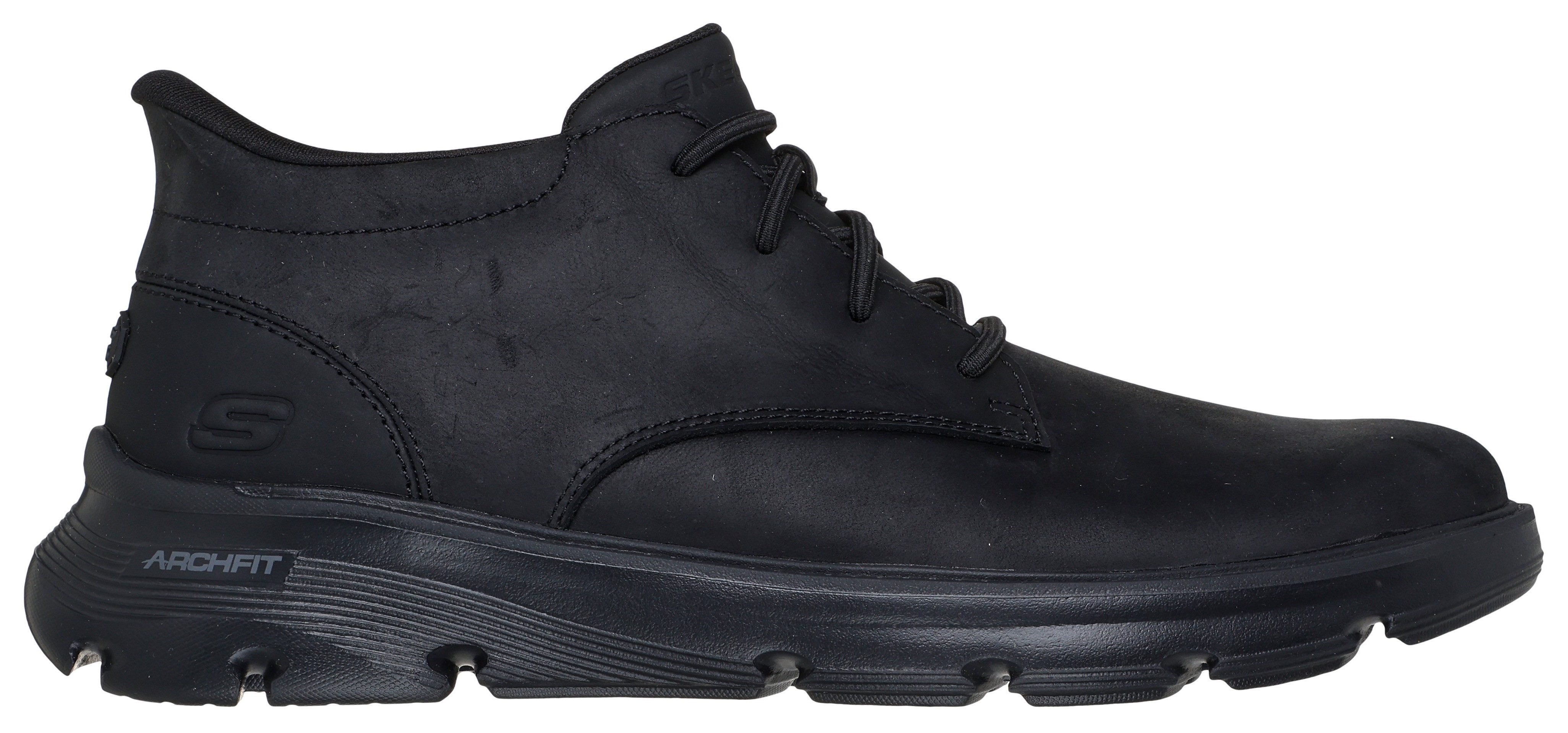 Skechers ARCH FIT GARZA Schnürboots Freizeitschuh, Trekkingschuh mit Slip-ins