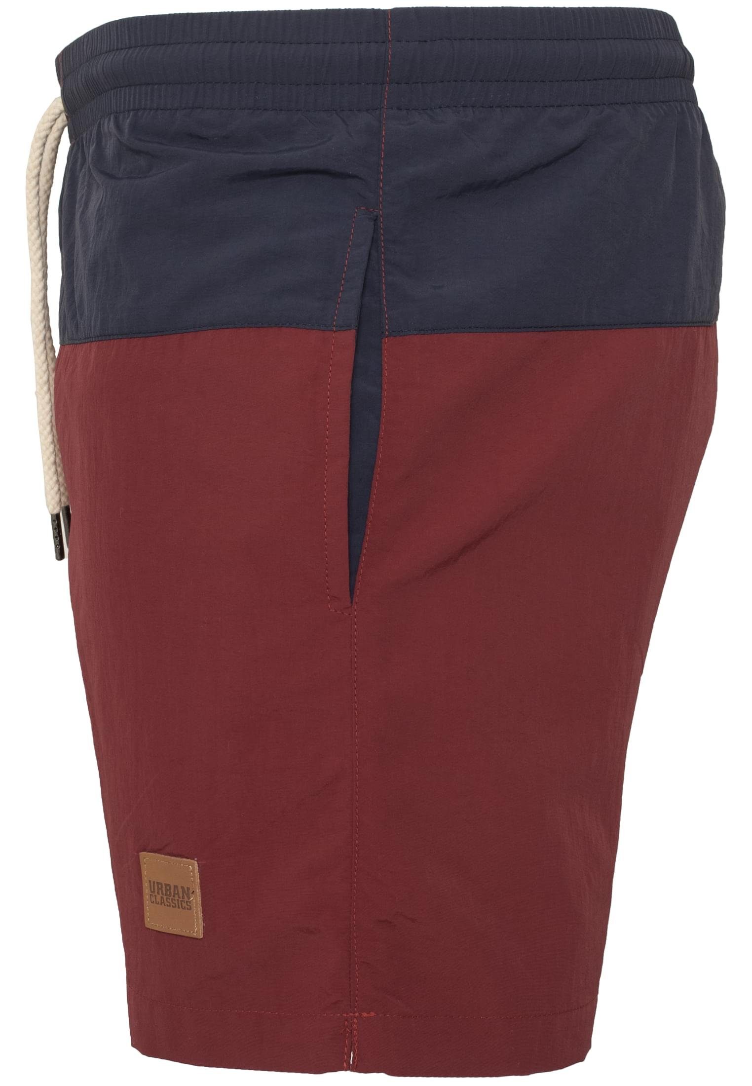 nvy/burgundy URBAN Herren Shorts CLASSICS Badeshorts Swim