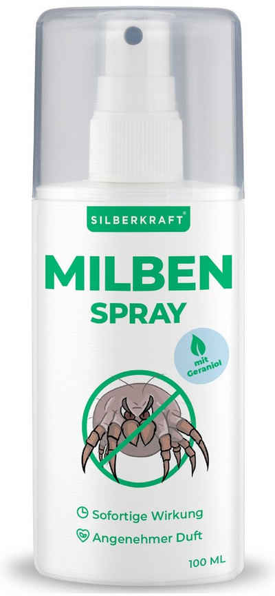 Silberkraft Insektenspray Milbenspray für Matratzen & Textil - Milben im Bett bekämpfen, 100 ml, 1-St.