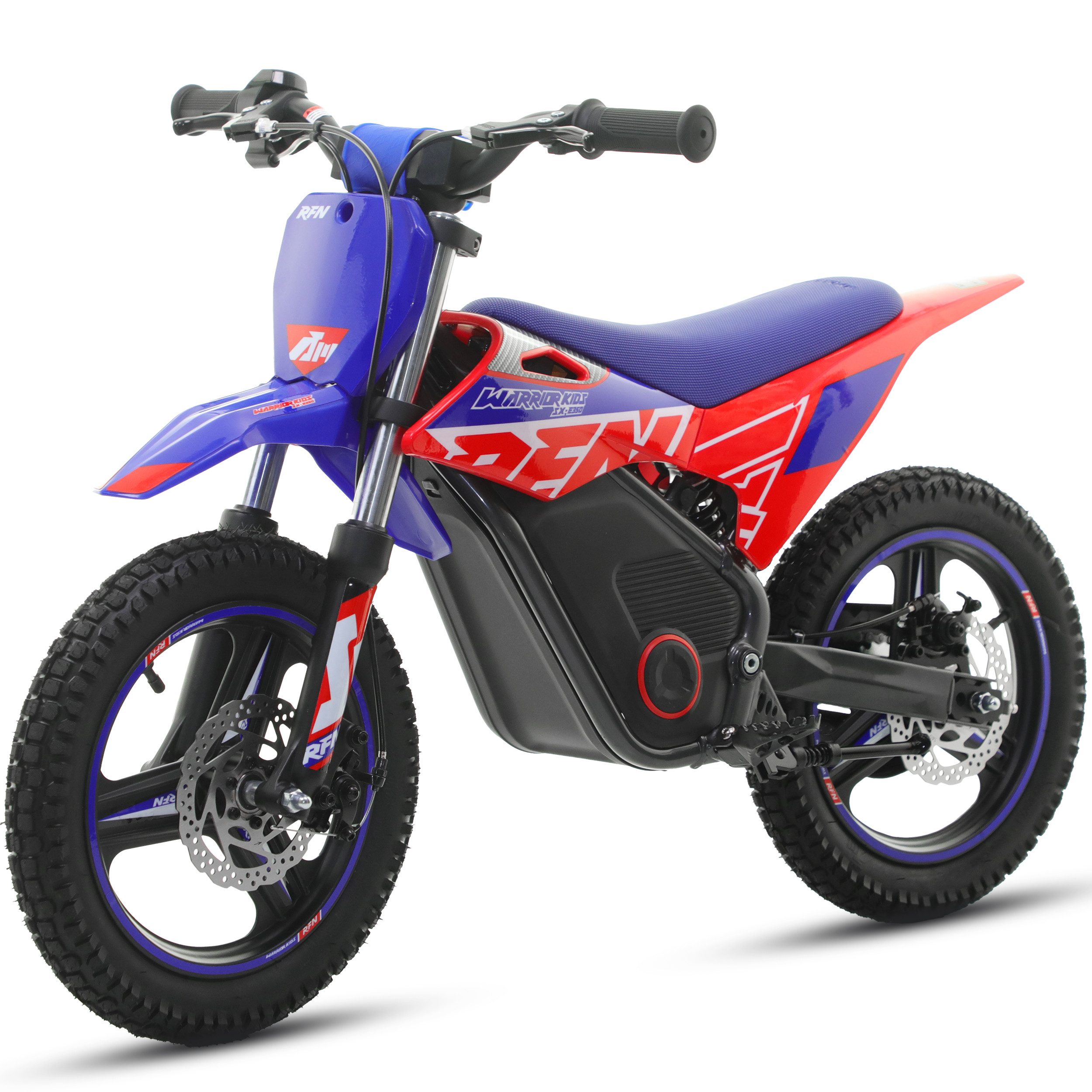 Vankel Elektro-Kindermotorrad SX-E350 350W 14 Zoll E-Motorrad für Kinder 4-8 Jahre 36V Akku, Belastbarkeit 50 kg, 3 Fahrstufen, Bis 30 km/h, 17 Nm, Scheibenbremsen und Federung
