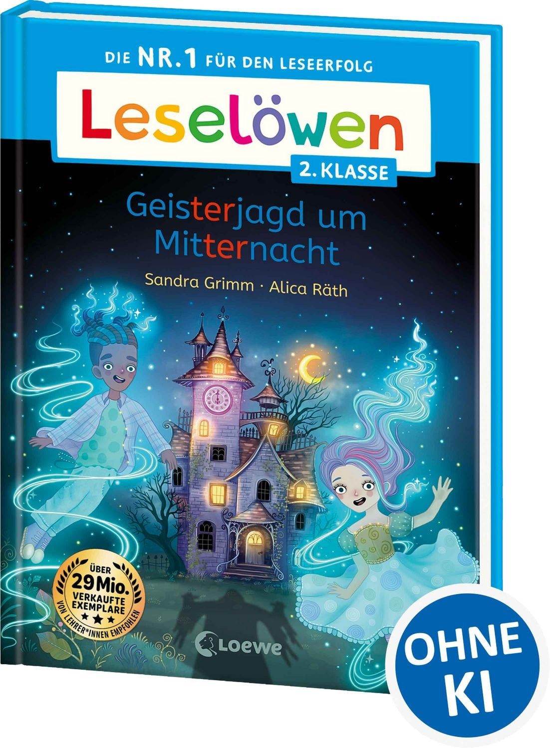 Leselöwen 2. Klasse - Geisterjagd um Mitternacht / Sandra Grimm