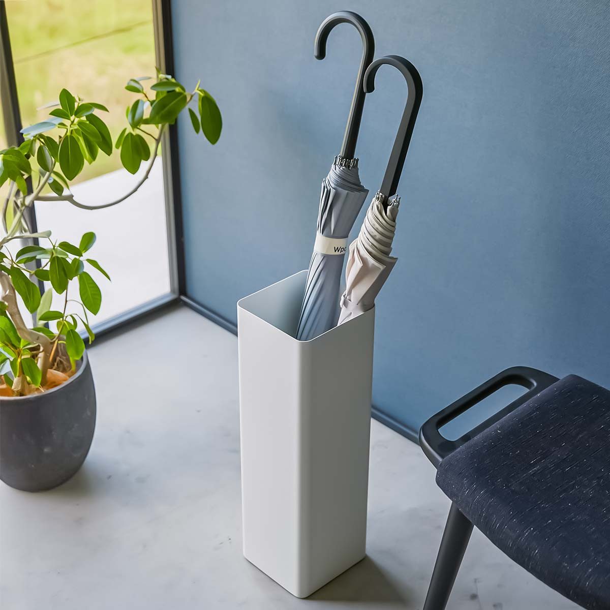 Yamazaki Schirmständer "Smart" hoher kleiner Regenschirmständer 15x15x48cm, günstig online kaufen