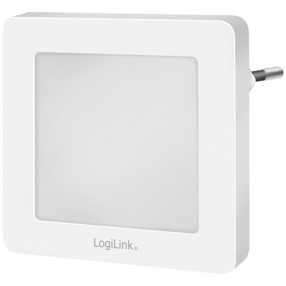 LogiLink Nachtlicht LogiLink LED013 LED013 LED-Nachtlicht mit Dämmerungssensor Quadratis