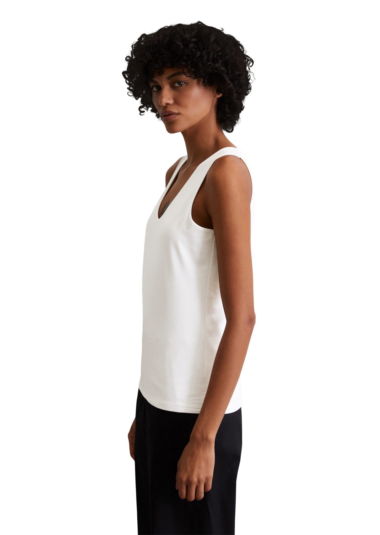 Marc O'Polo T-Shirt aus Organic-Cotton-Stretch-Jersey günstig online kaufen