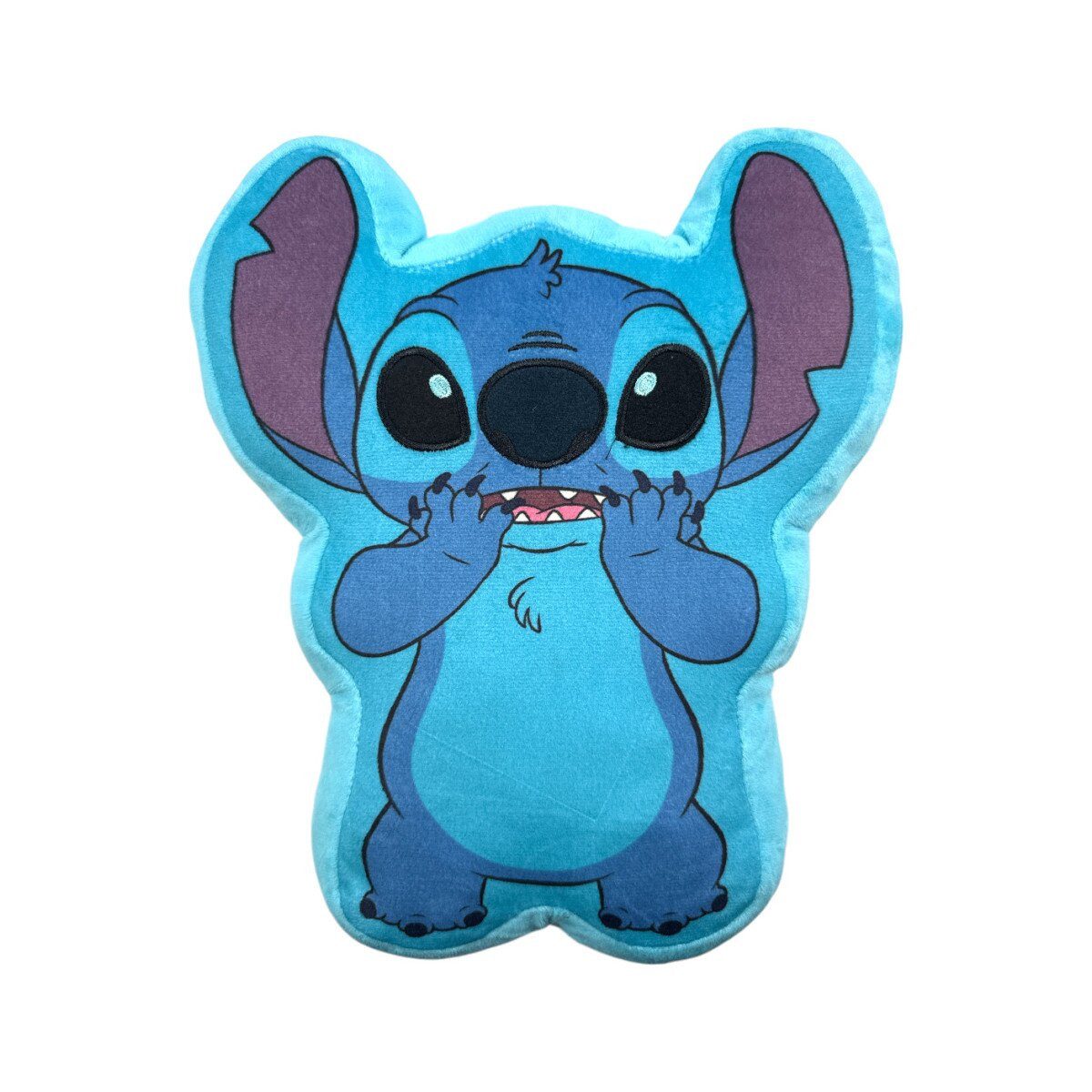 Lilo & Stitch Dekokissen Lilo & Stitch 3D Kissen – Alien Kuschelkissen 30cm Samt