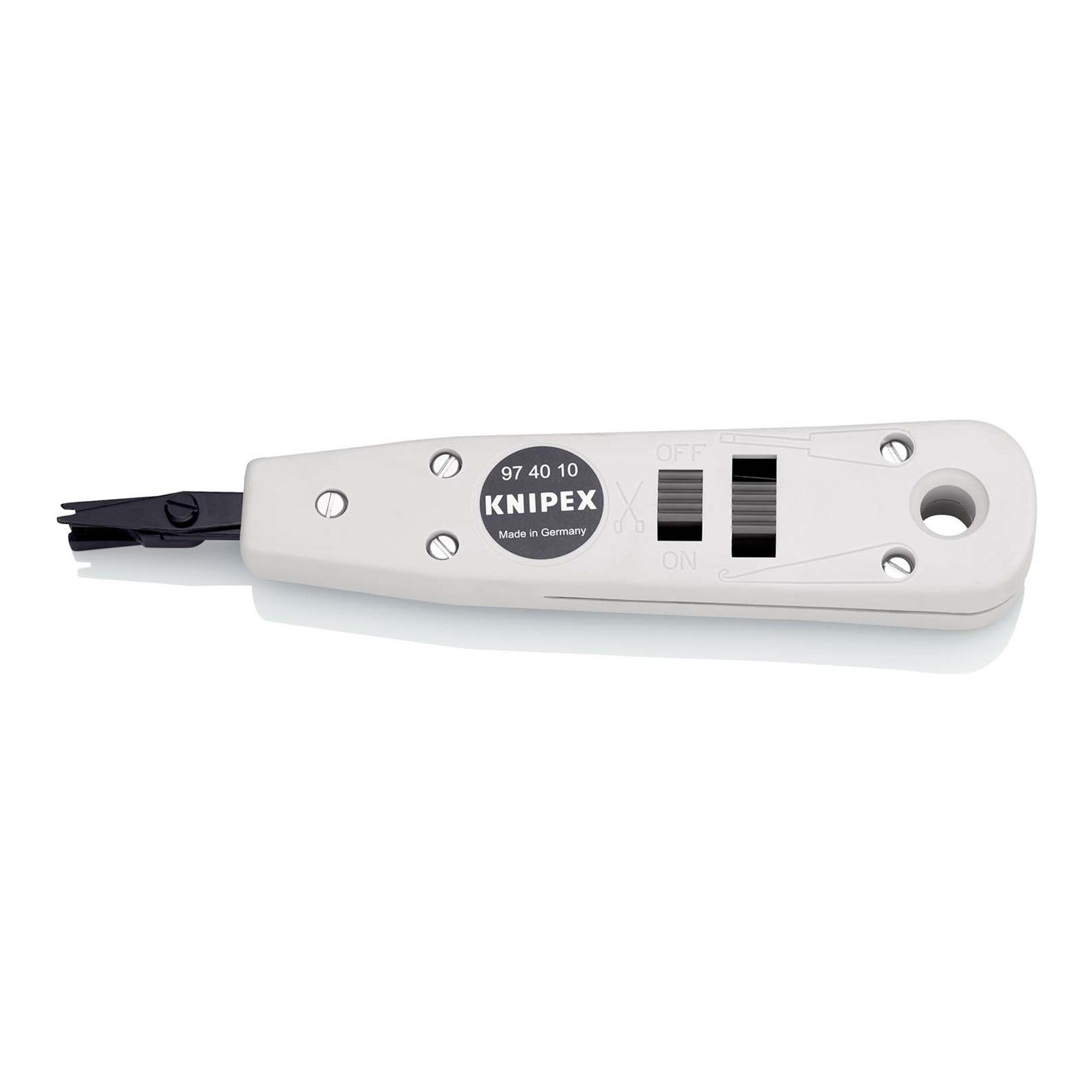 Knipex Crimpzange KNIPEX 97 40 10 Anlegewerkzeug für LSA-Plus und baugleich 175 mm