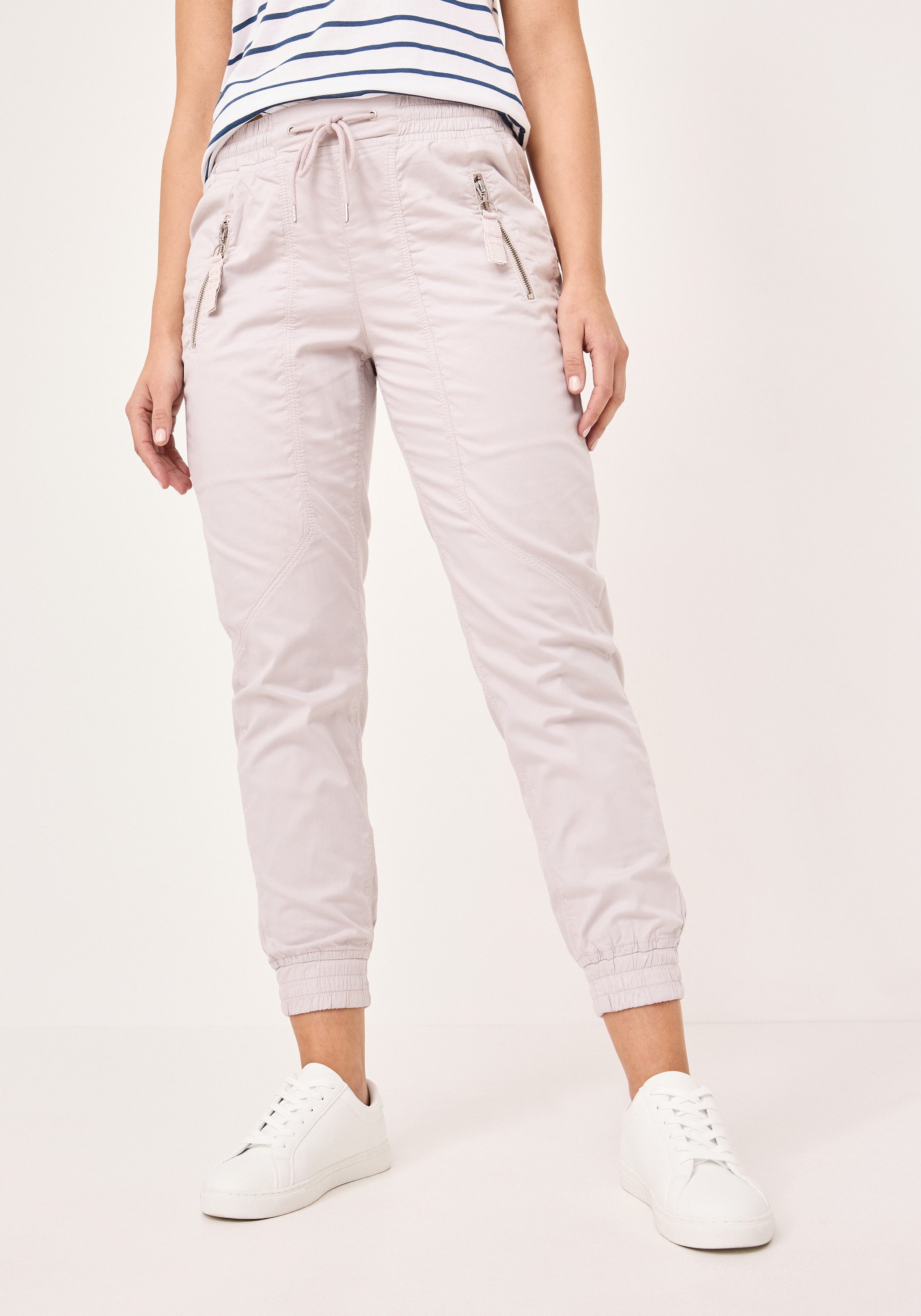 Paddock's Stoffhose DRAW STRING Relaxed Fit Damenhose mit Kordelzug