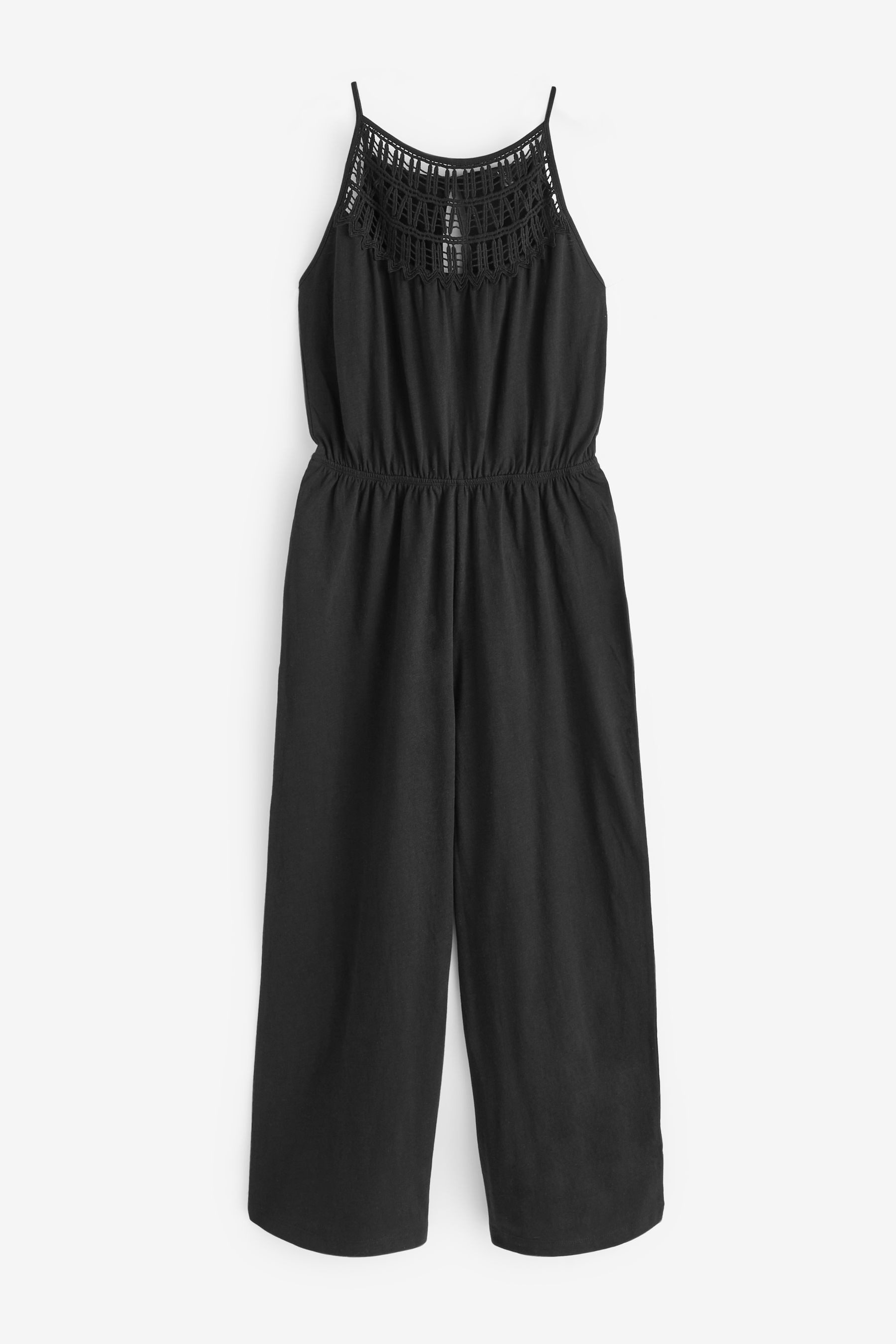 Next Jumpsuit Ärmelloser Jumpsuit mit Häkeldetail günstig online kaufen