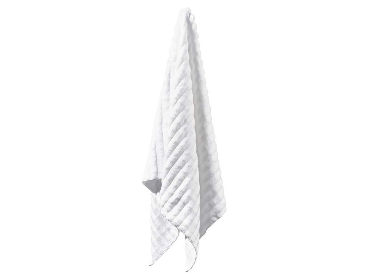 skandinavisches white Baumwollstoff weiche Design, schlichtes 70x140cm, Oberfläche Handtuch Inu, Denmark Zone (1-St),
