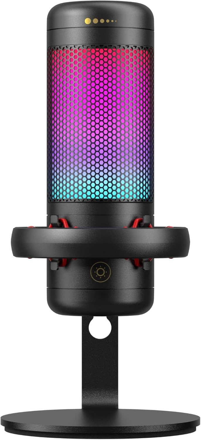 Streaming-Mikrofon TC320 USB Gaming Mikrofon mit RGB-Beleuchtung Streaming & Podcasting
