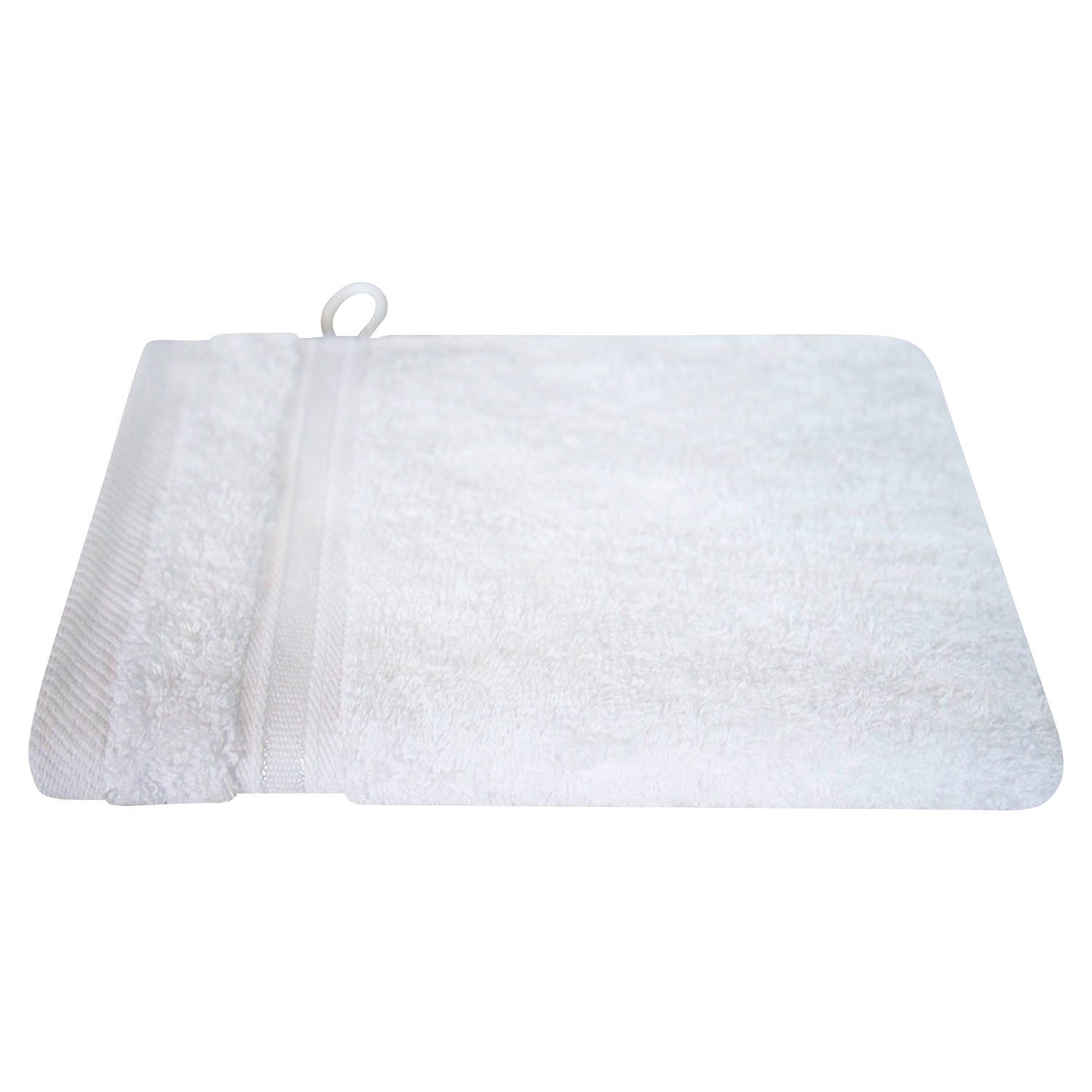 Waschhandschuh Waschlappen SIENA, Weiß, B 16 cm, L 21 cm