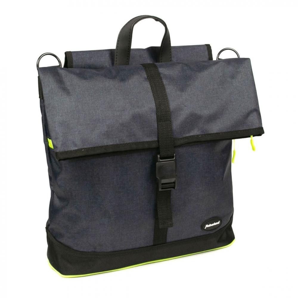 Haberland Fahrradtasche Haberland Shoppertasche eMotion - anthrazit/grün - praktische Fahrrad-