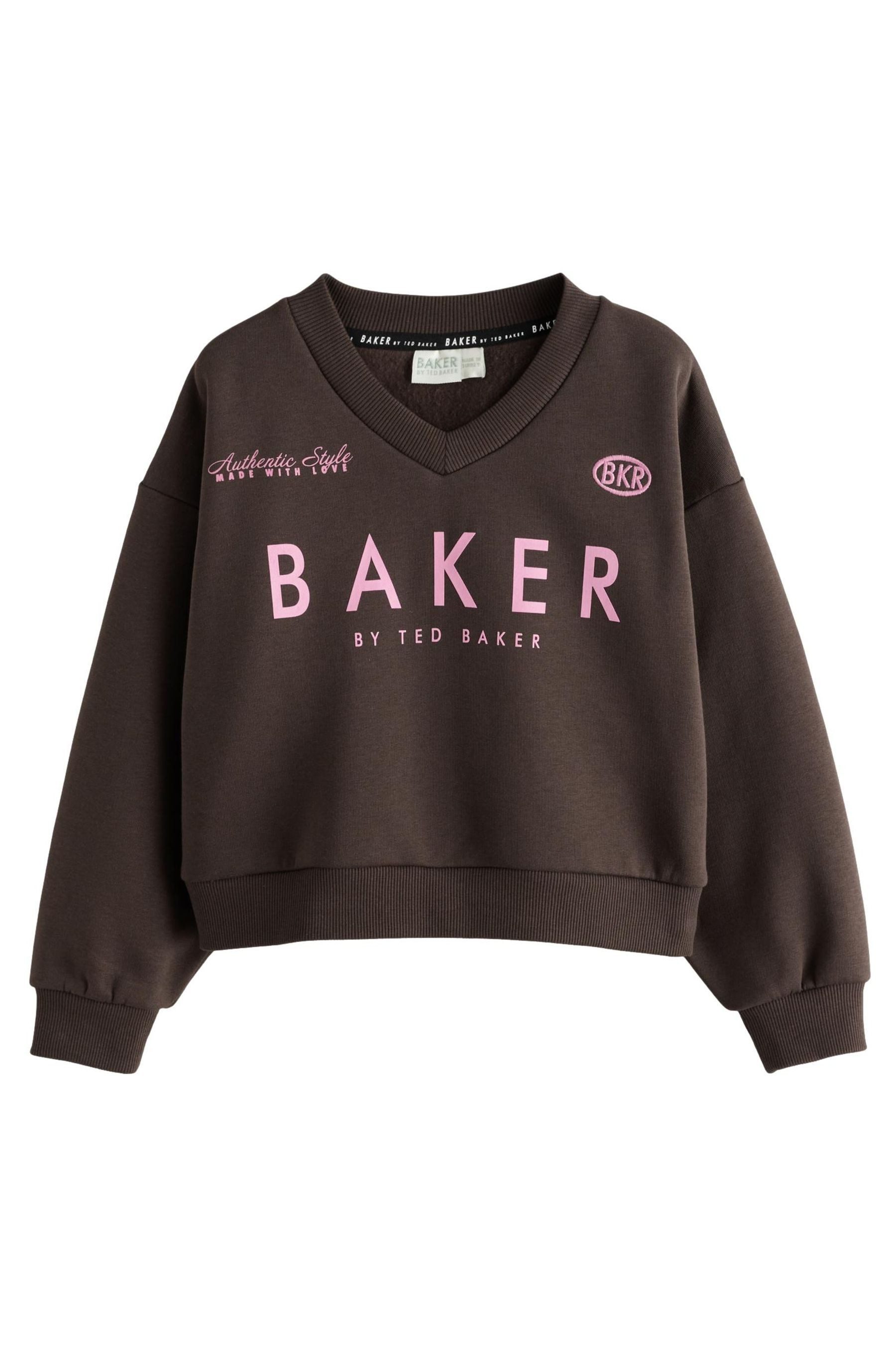 Baker by Ted Baker V-Ausschnitt-Pullover Baker by Ted Baker Rugby-Pullover mit V-Ausschnitt (1-tlg)