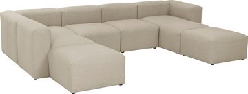 Max Winzer® Wohnlandschaft Lena, Spar-Set 7 Teile, Sofa-Set 01 aus 7 Sitz-Elementen, individuell kombinierbar