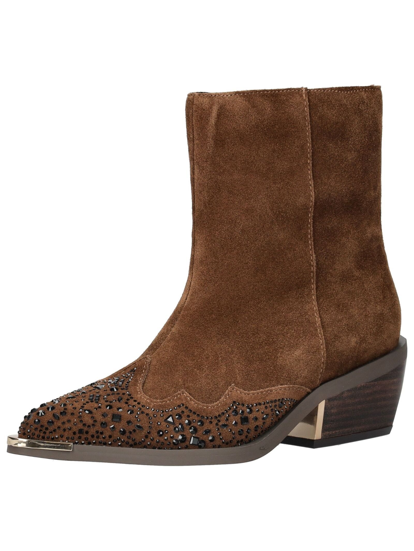 Alma en Pena Stiefelette Veloursleder . Cowboy Stiefelette günstig online kaufen