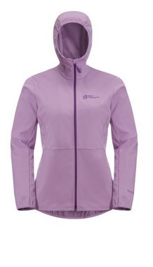 Jack Wolfskin Softshelljacke FELDBERG HOODY W Kapuze: fest mit der Jacke verbunden