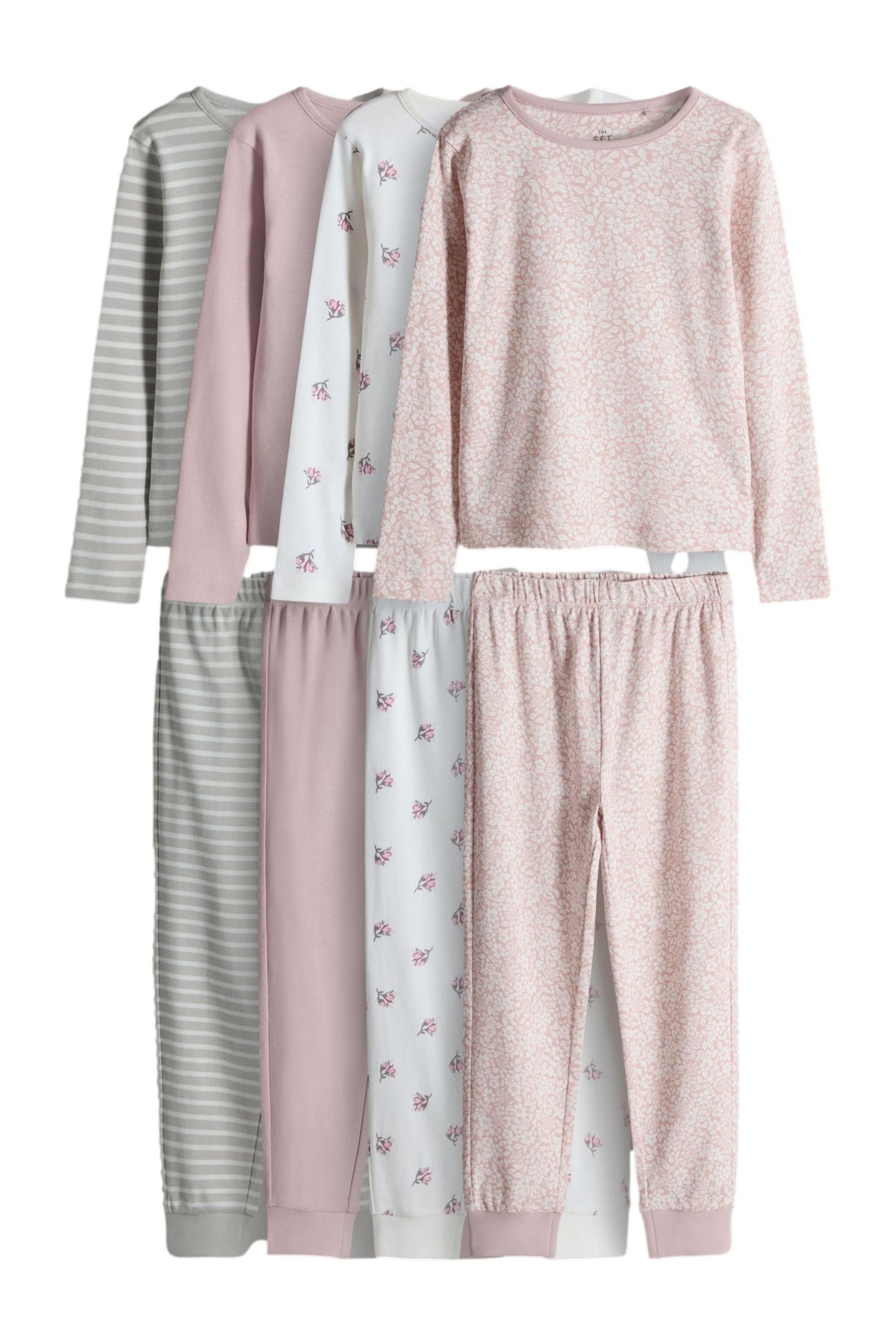 The Set Pyjama 4er-Pack The Set Snuggle Schlafanzüge (8 tlg)
