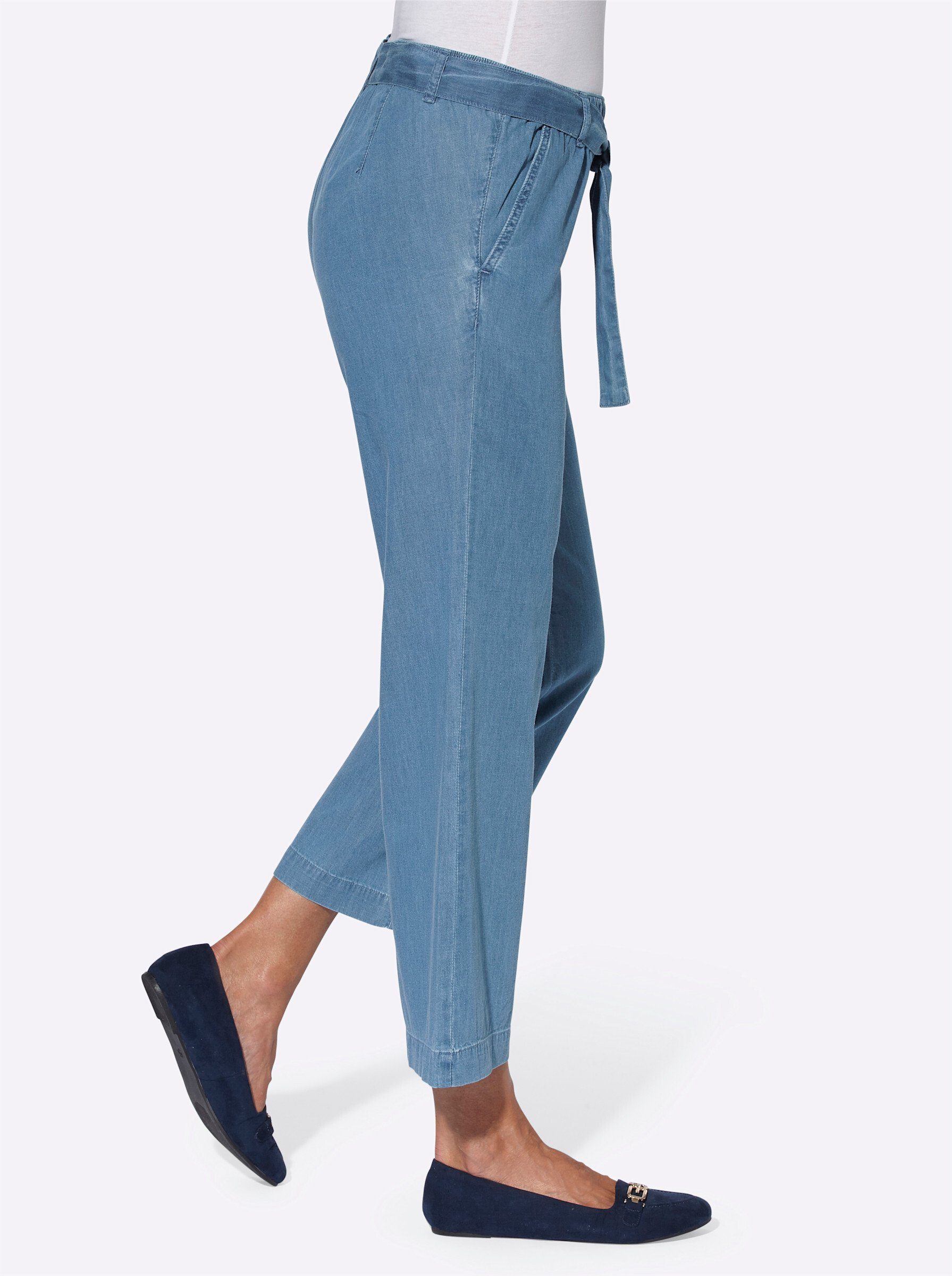 Witt Jeansshorts Jeans-Culotte komfortabel