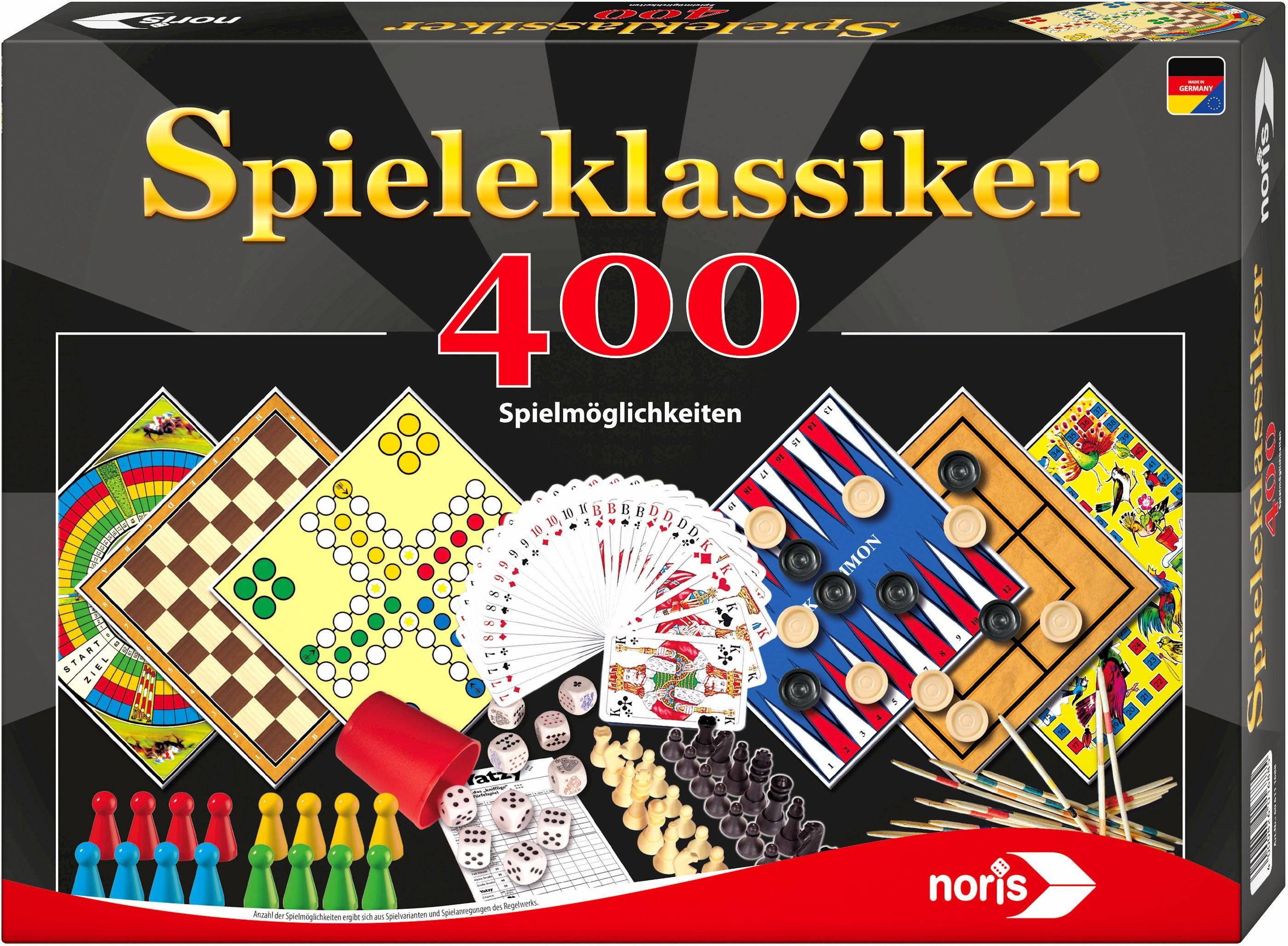 Image of NORIS Spieleklassiker - 400 Spielmöglichkeiten Gesellschaftsspiel, Mehrfarbig