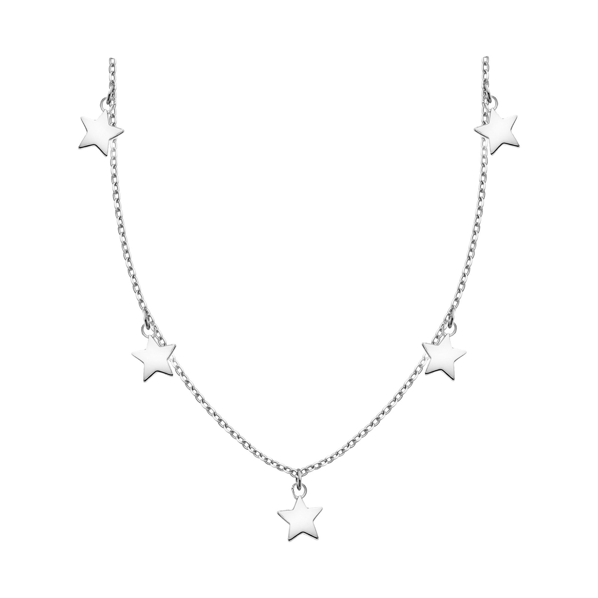 Sofia Milani Kette mit Anhänger Stern, 925 Silber Damen Schmuck - N0317