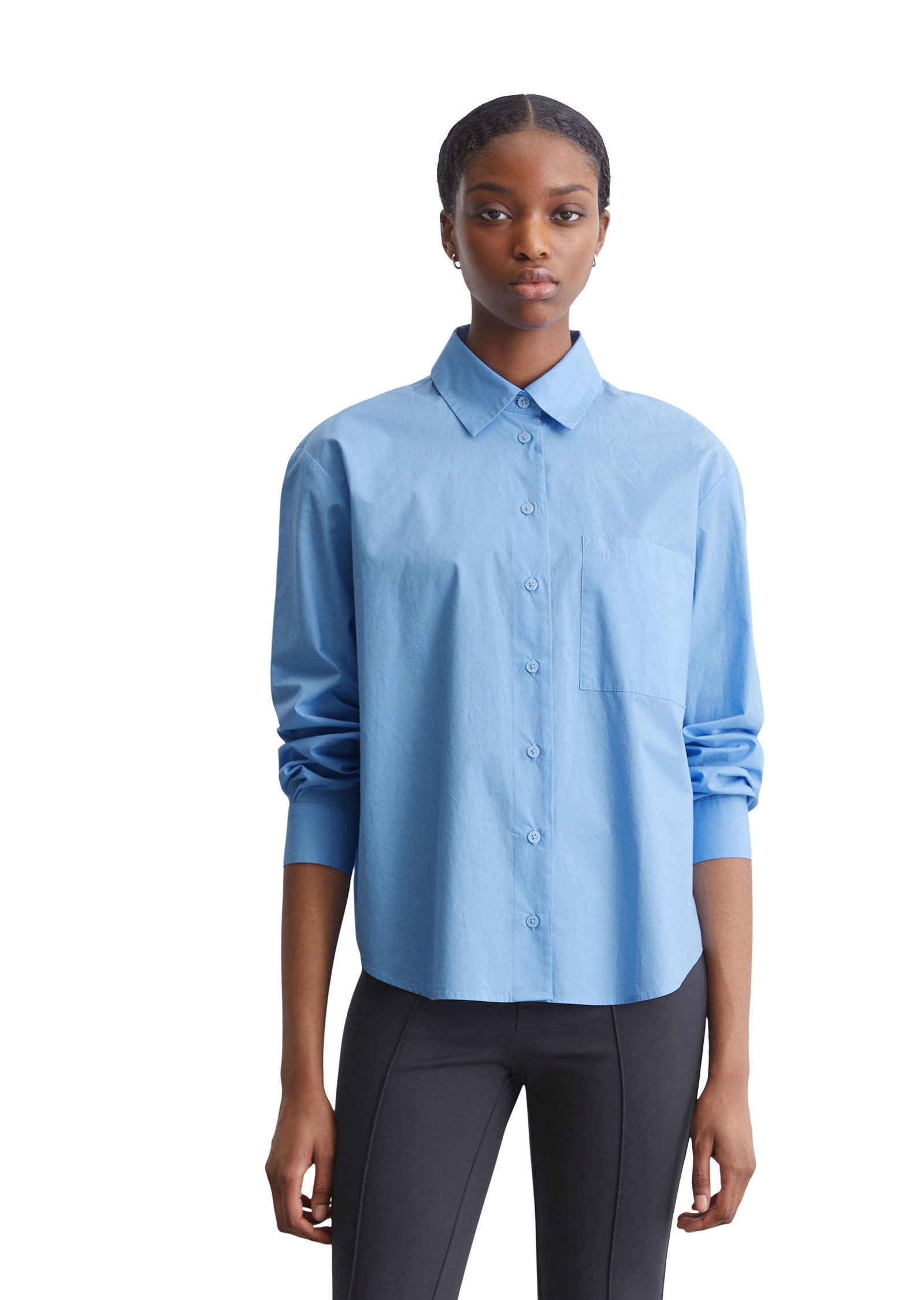 Langarmbluse aus softem Organic Cotton