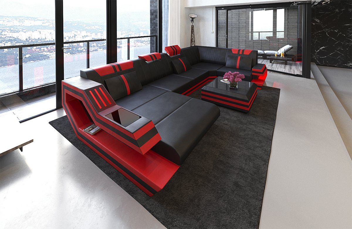 Sofa Dreams Wohnlandschaft Leder Sofa Ledercouch günstig online kaufen